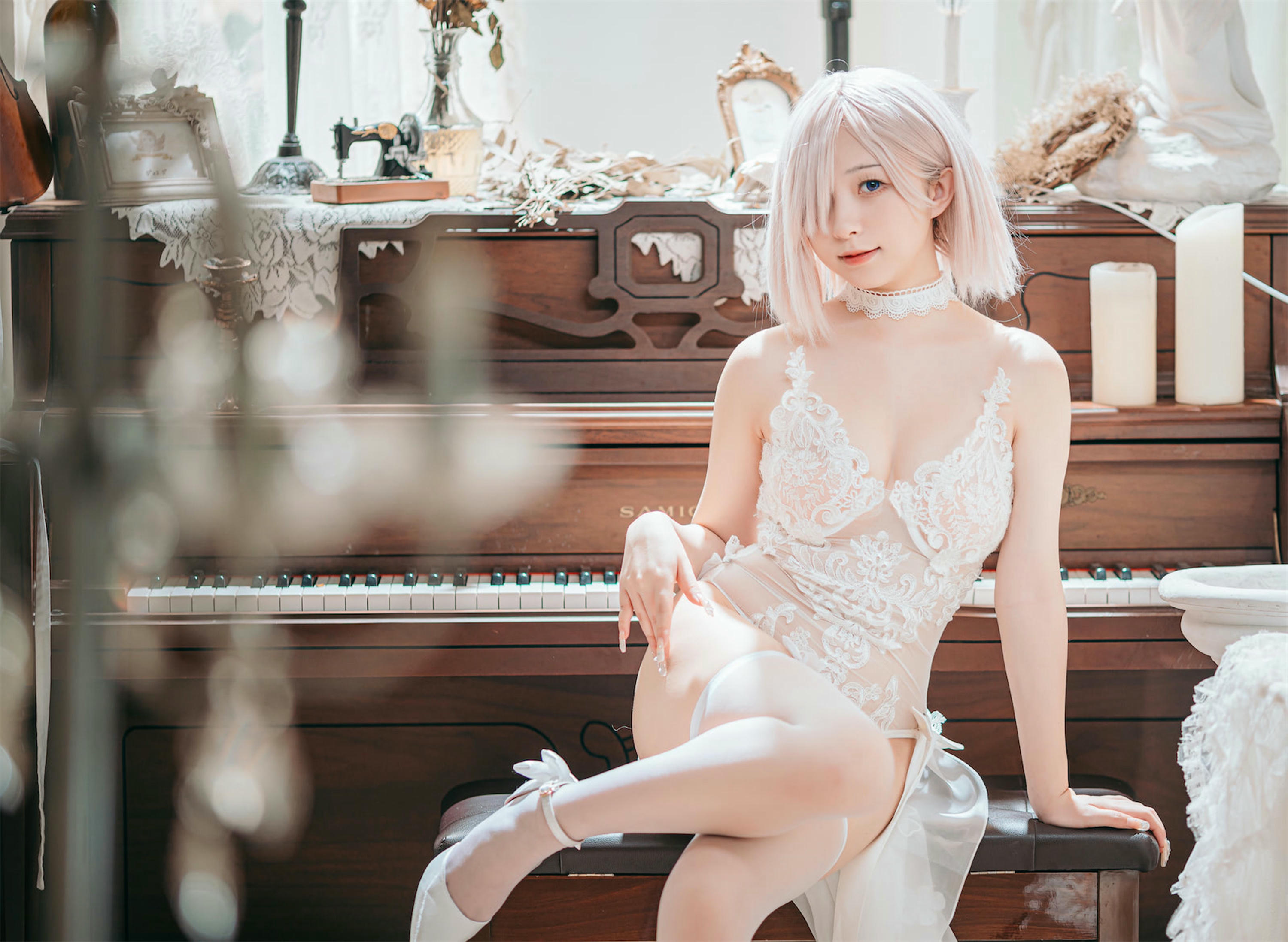 花铃Hana NO.015 玛修婚纱 [63P 529MB]_第2集