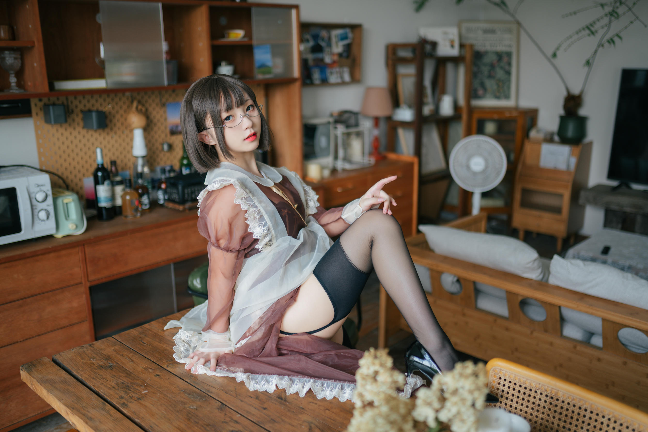 花铃Hana NO.018 透明女仆 [89P 1GB]_第1集