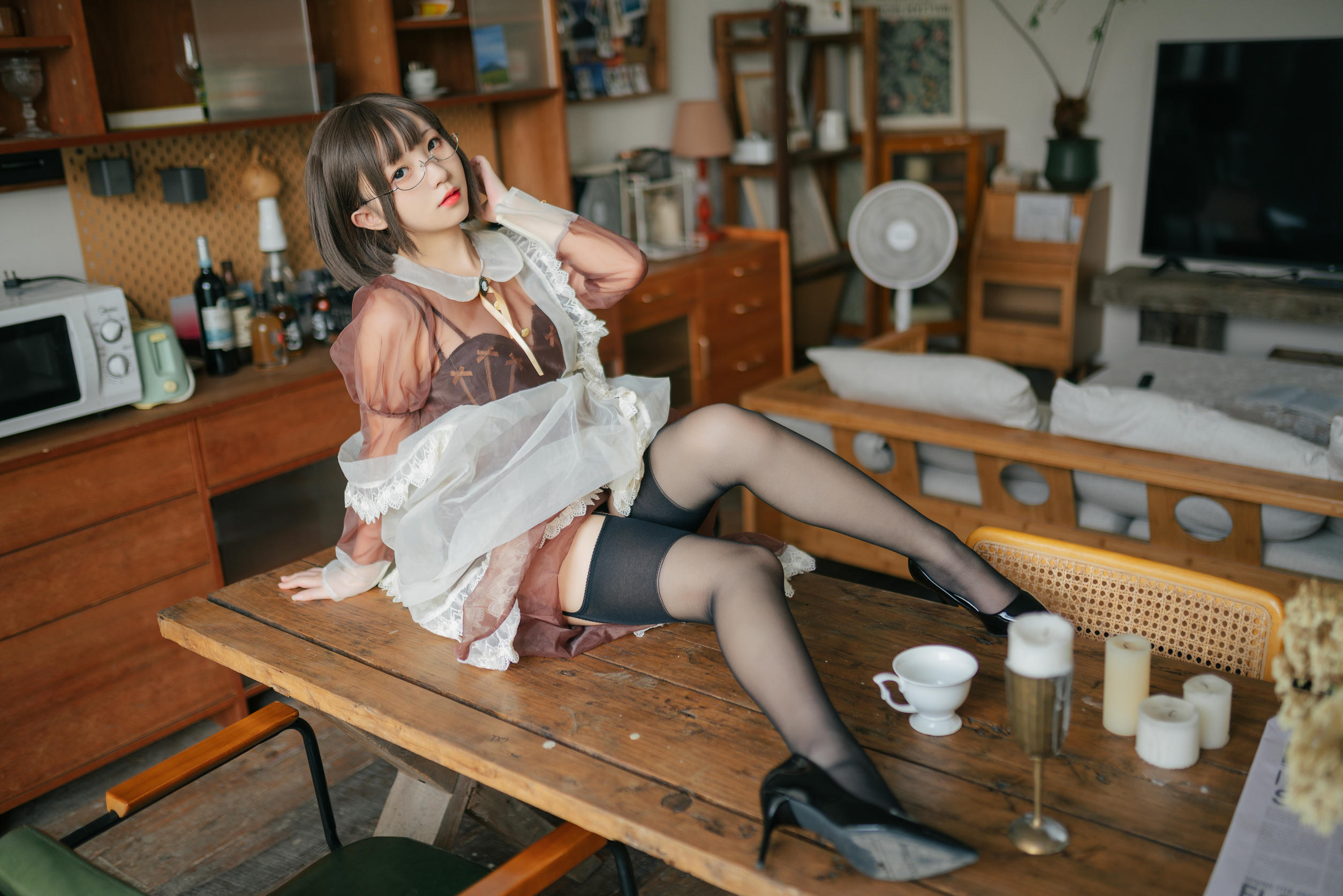 花铃Hana NO.018 透明女仆 [89P 1GB]_第1集