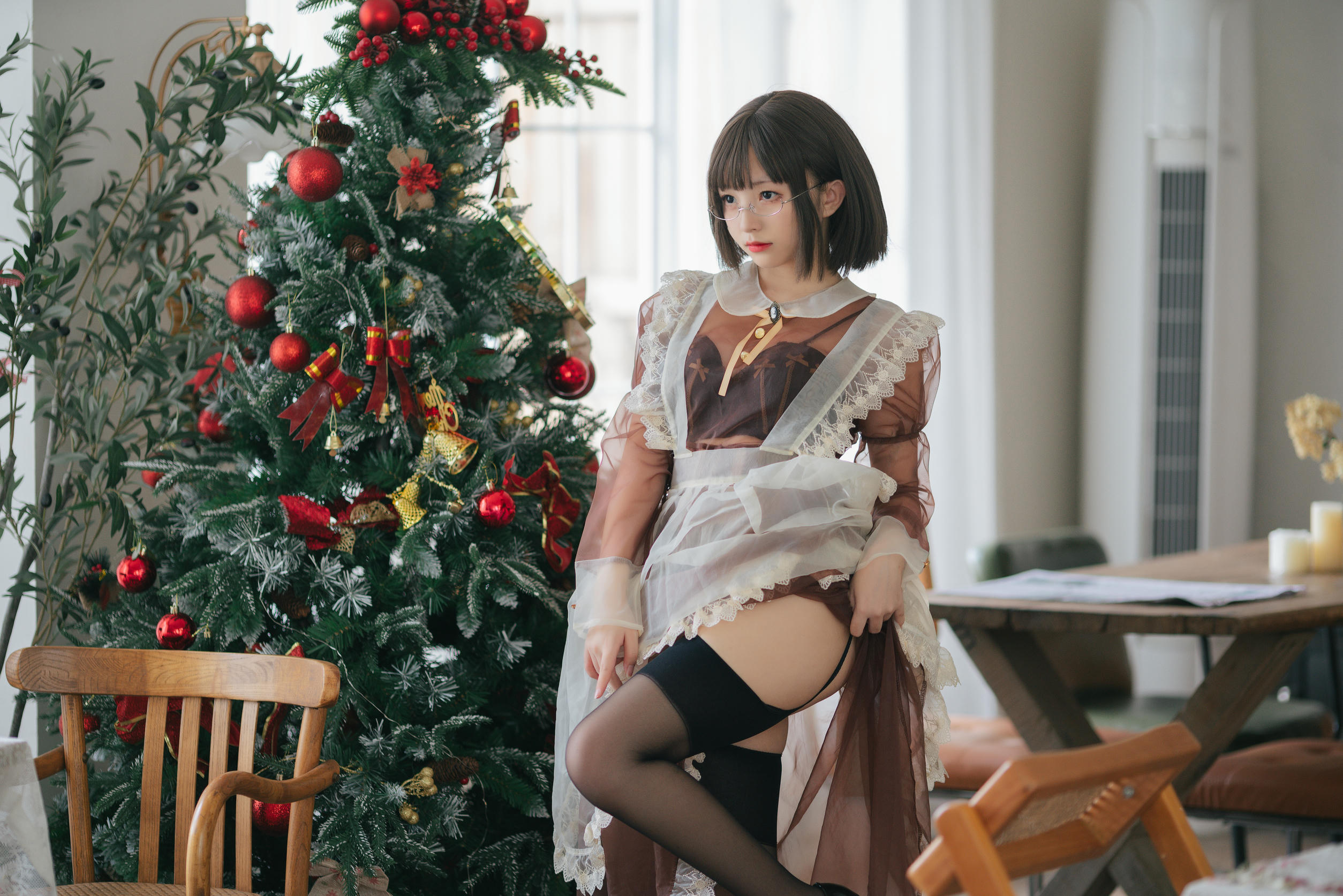 花铃Hana NO.018 透明女仆 [89P 1GB]_第3集