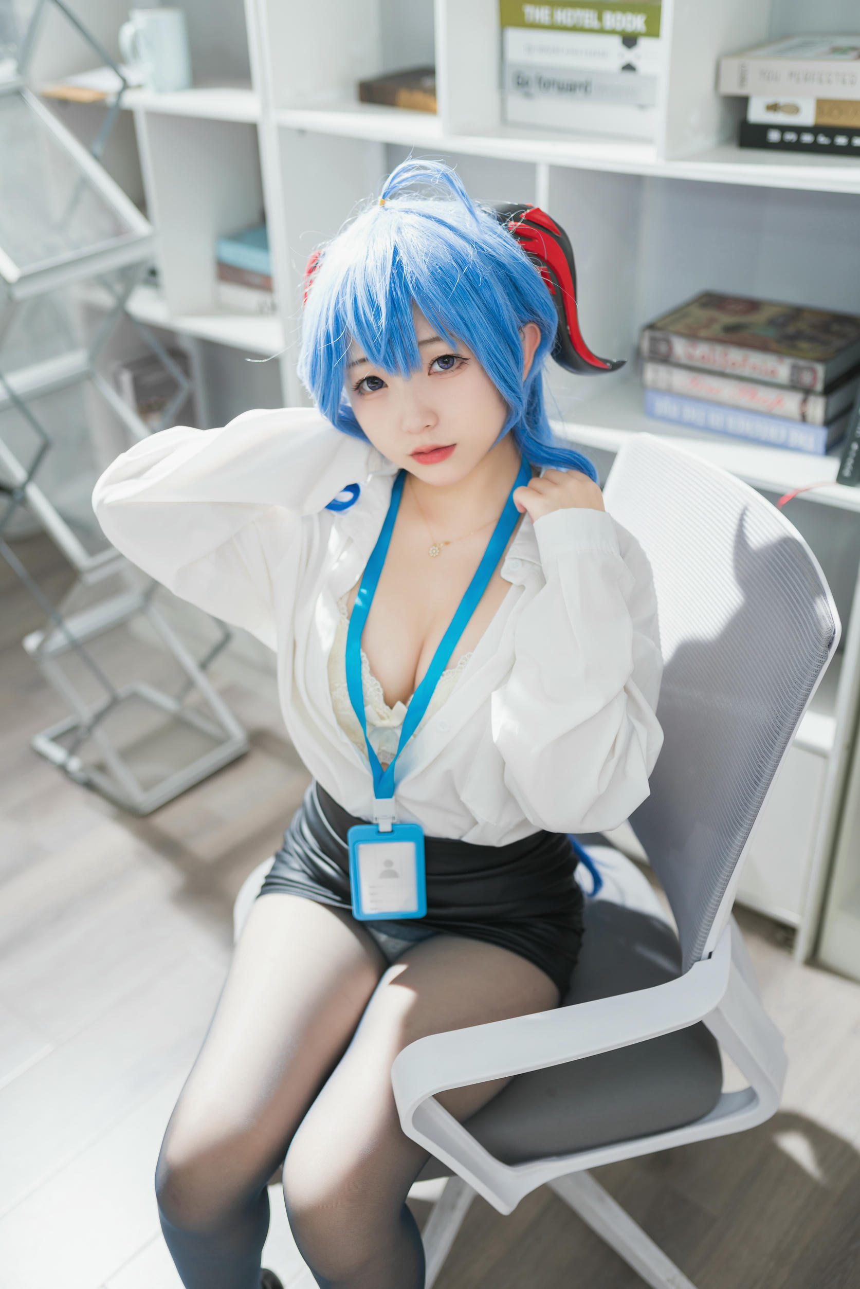 花铃Hana NO.020 甘雨秘书ol [94P-671MB]_第4集