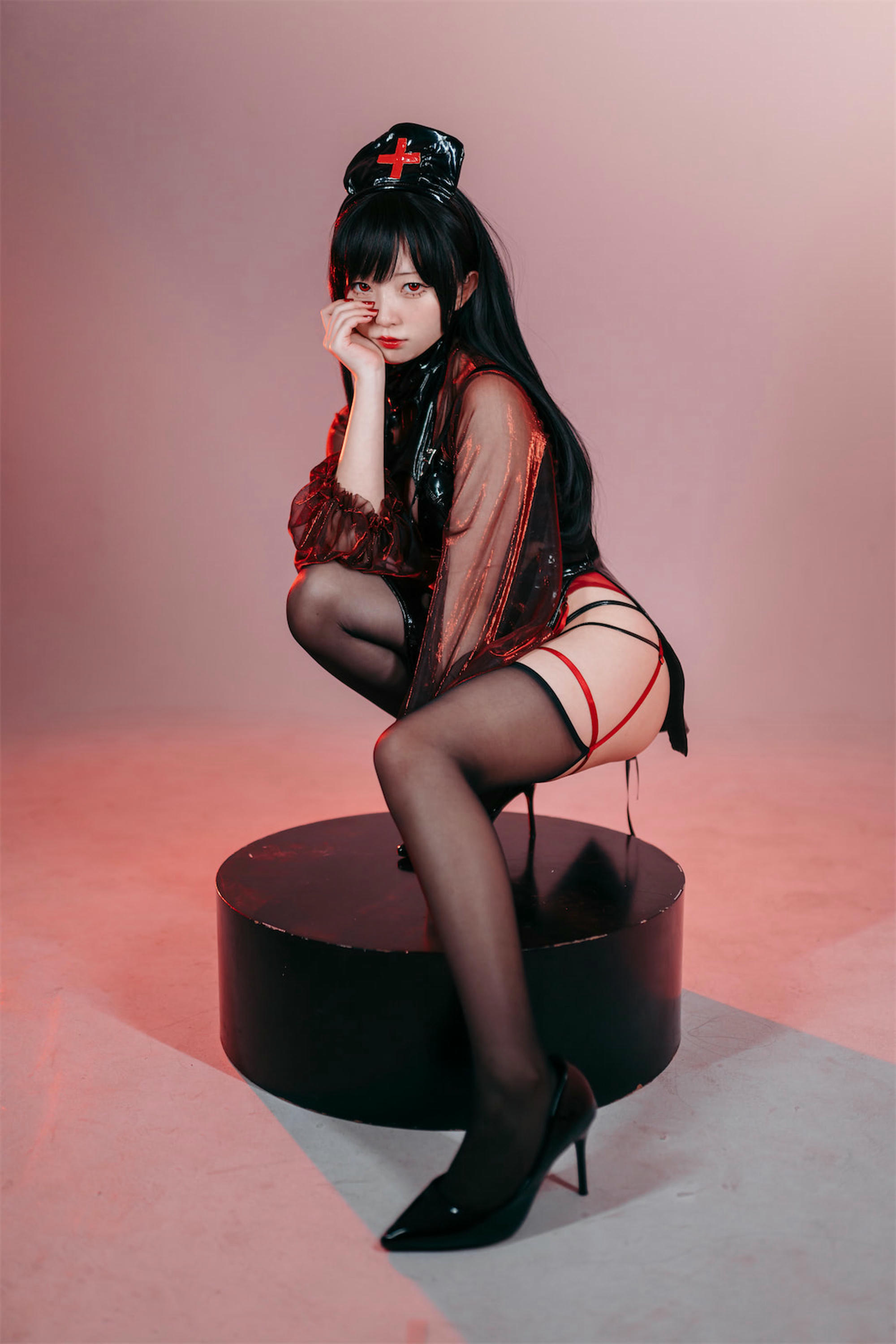 花铃Hana NO.021 猩红护士 [77P-281MB]_第2集