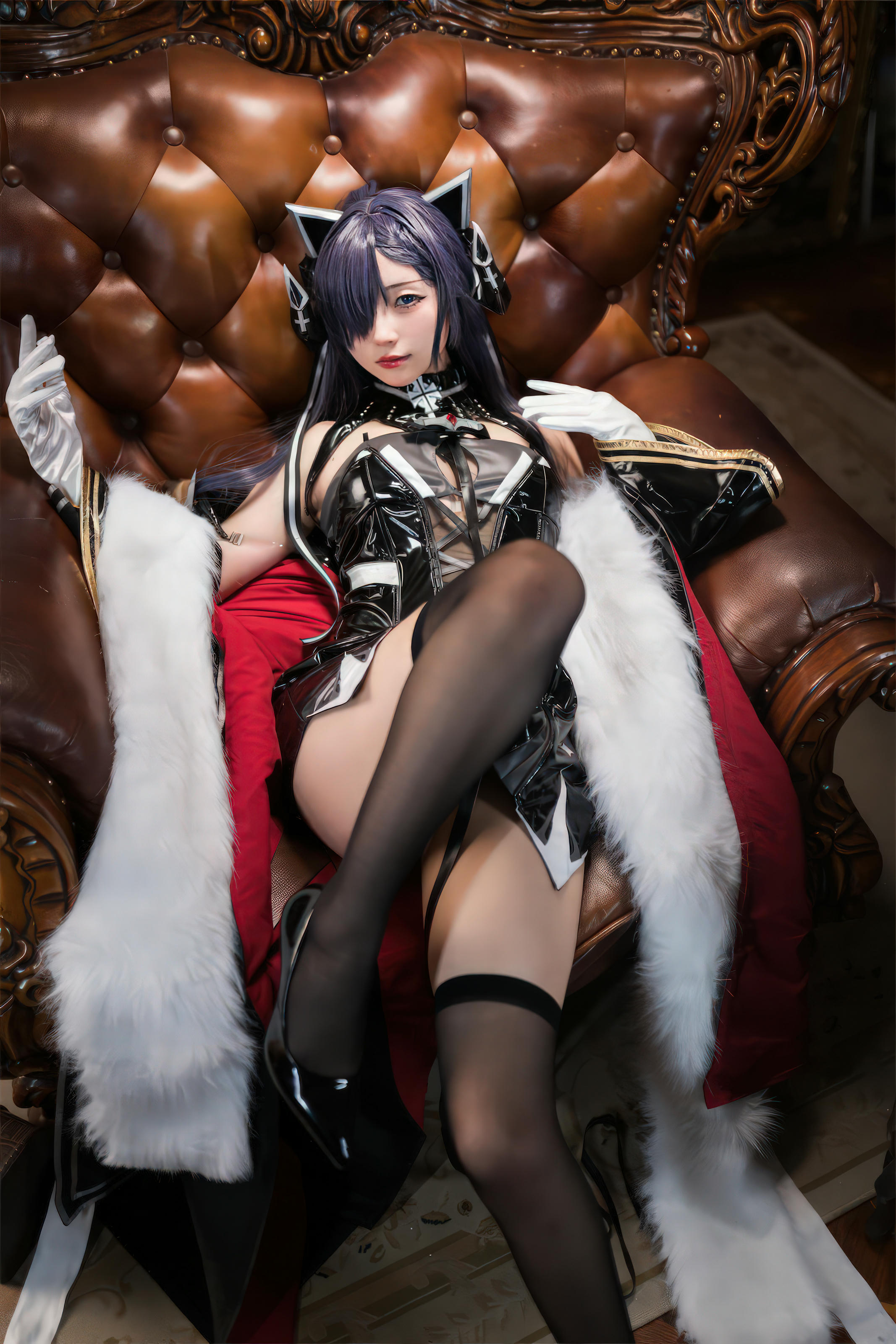 花铃Hana NO.023 碧蓝航线-奥古斯特(铁血猫猫) [45P／288MB]_第2集