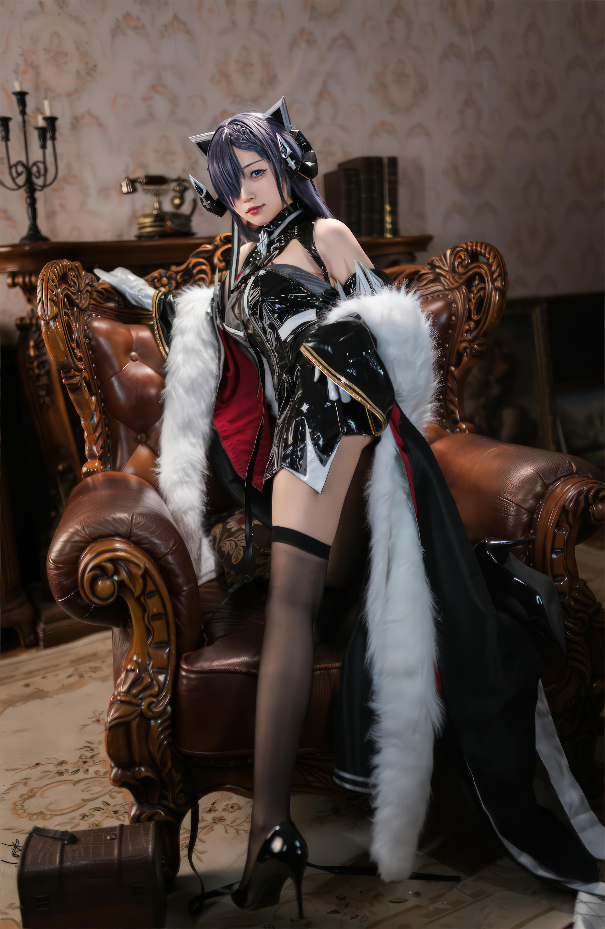 花铃Hana NO.023 碧蓝航线-奥古斯特(铁血猫猫) [45P／288MB]_第2集