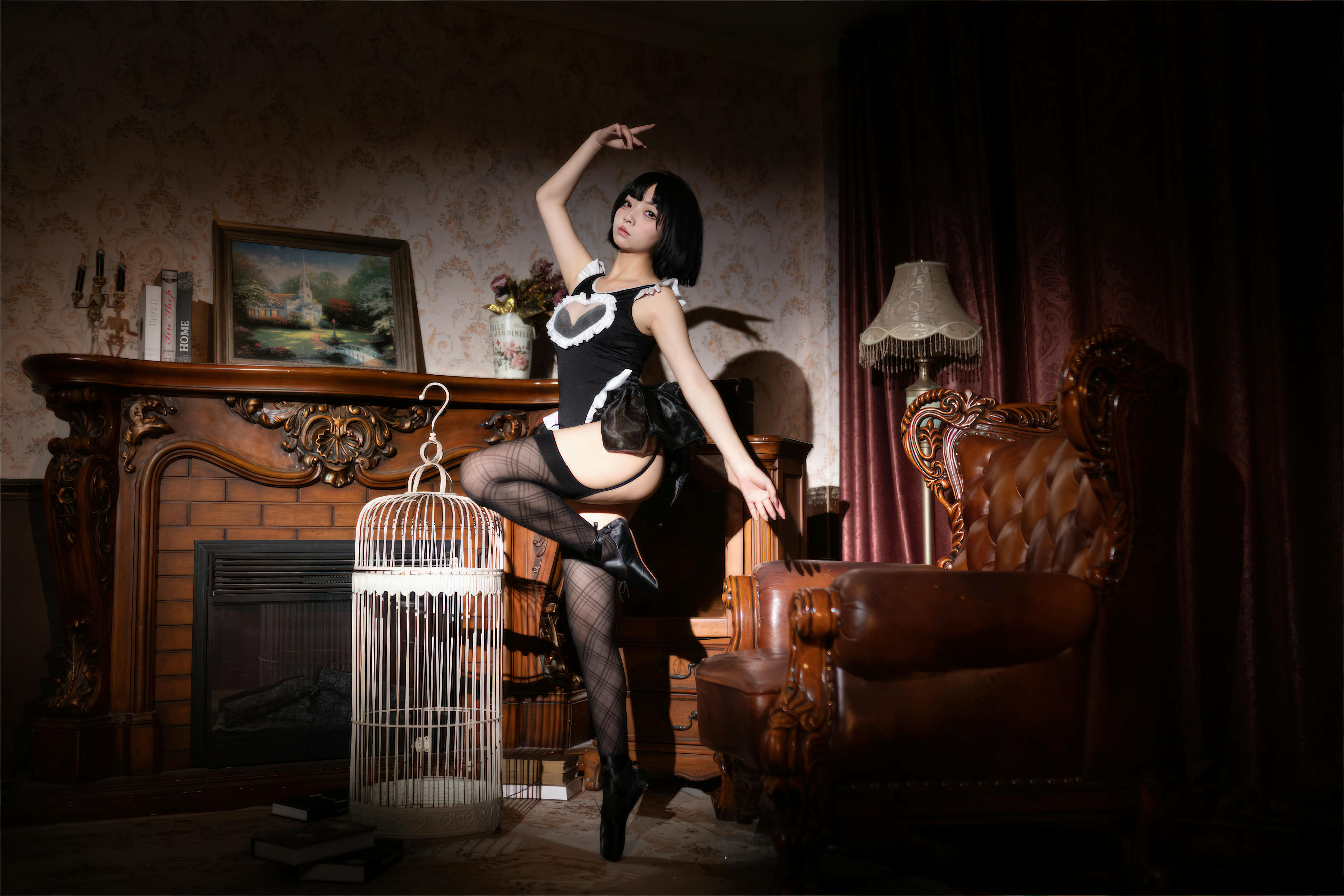 花铃Hana NO.026 马戏团芭蕾 吊带袜高叉[43P-329.5M]_第1集