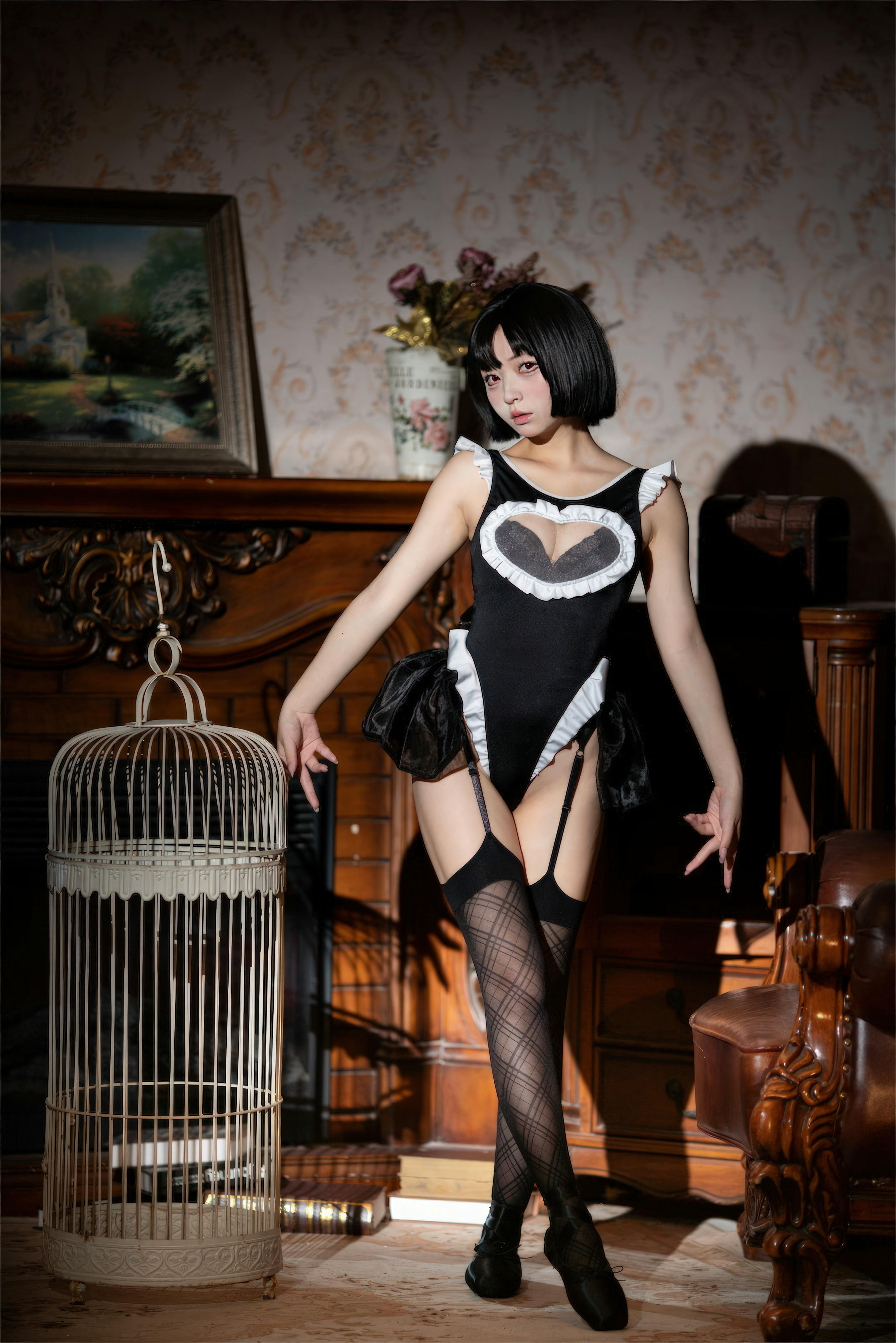 花铃Hana NO.026 马戏团芭蕾 吊带袜高叉[43P-329.5M]_第1集