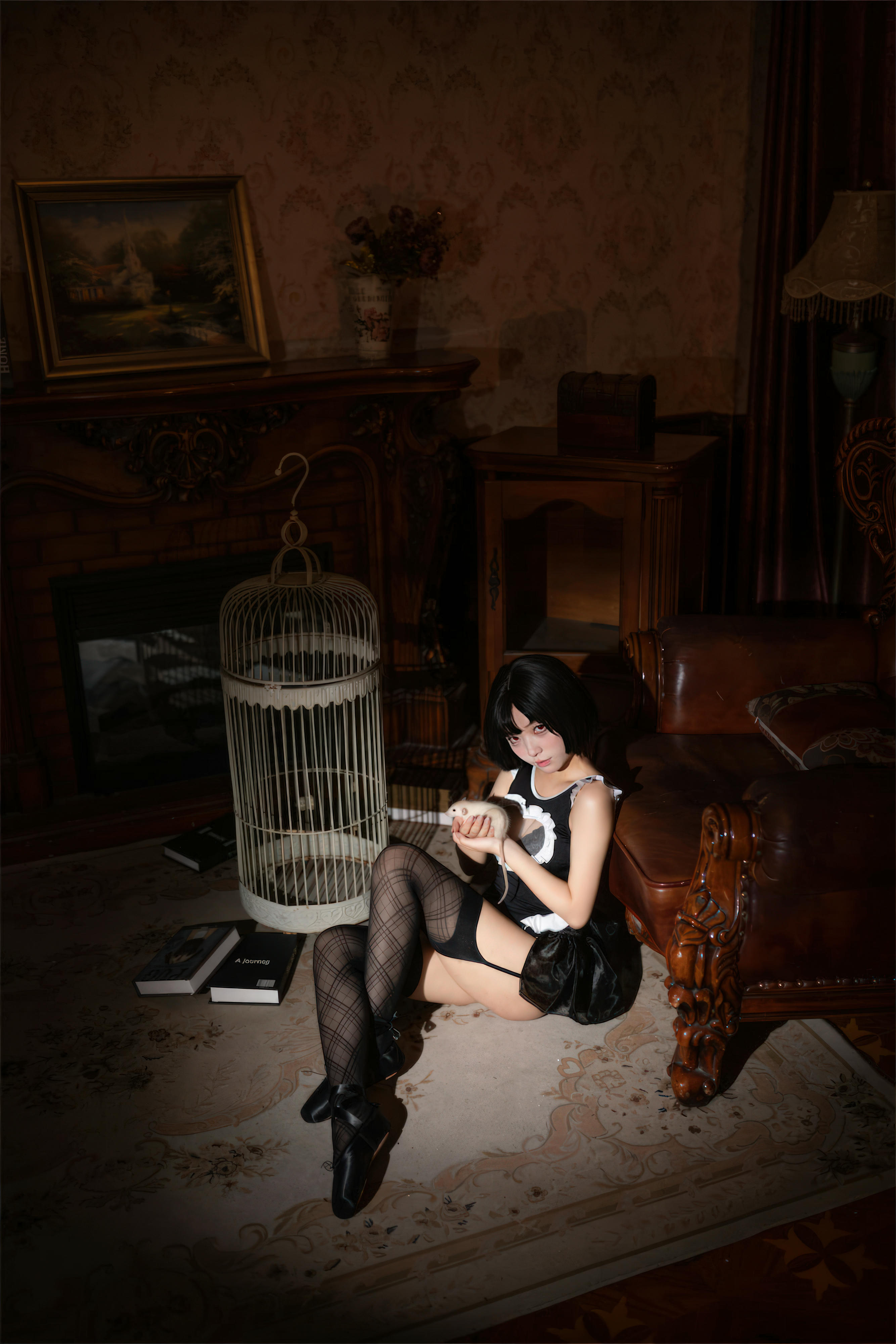 花铃Hana NO.026 马戏团芭蕾 吊带袜高叉[43P-329.5M]_第2集