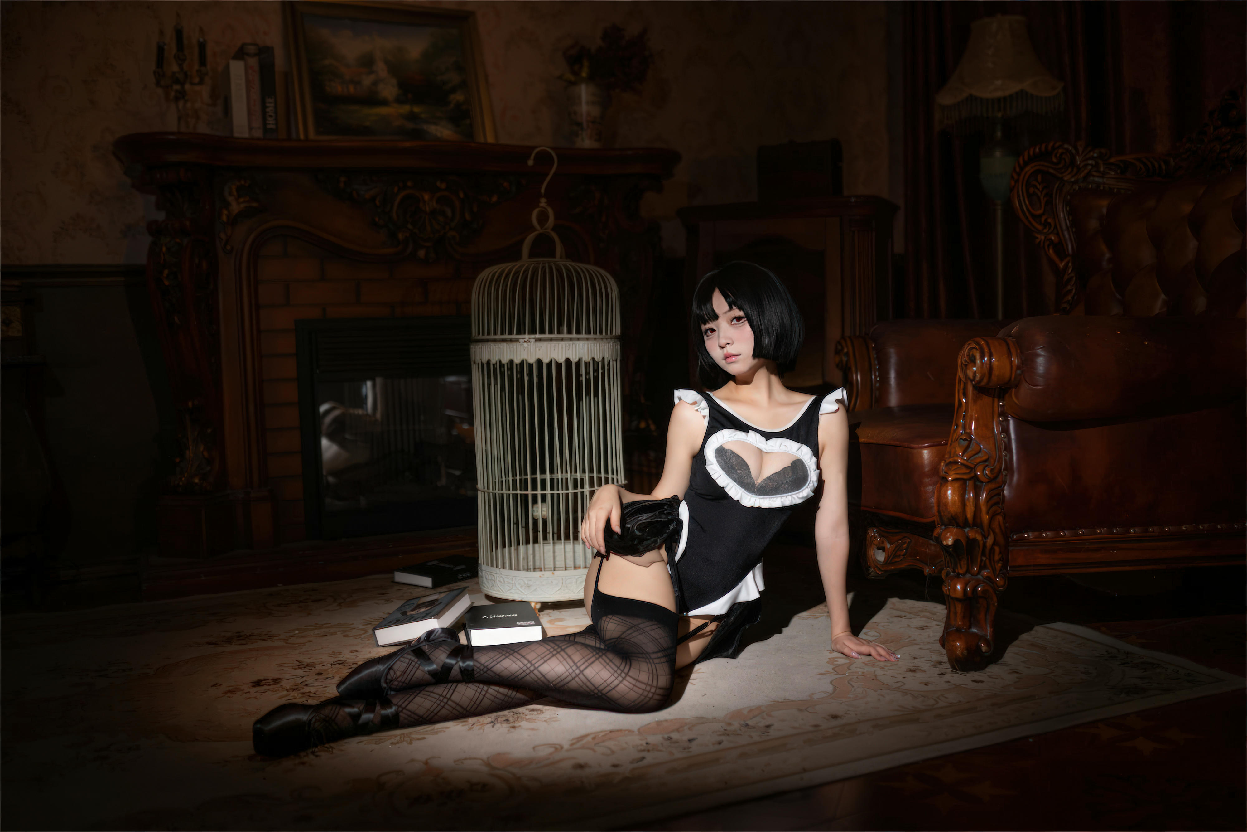 花铃Hana NO.026 马戏团芭蕾 吊带袜高叉[43P-329.5M]_第2集