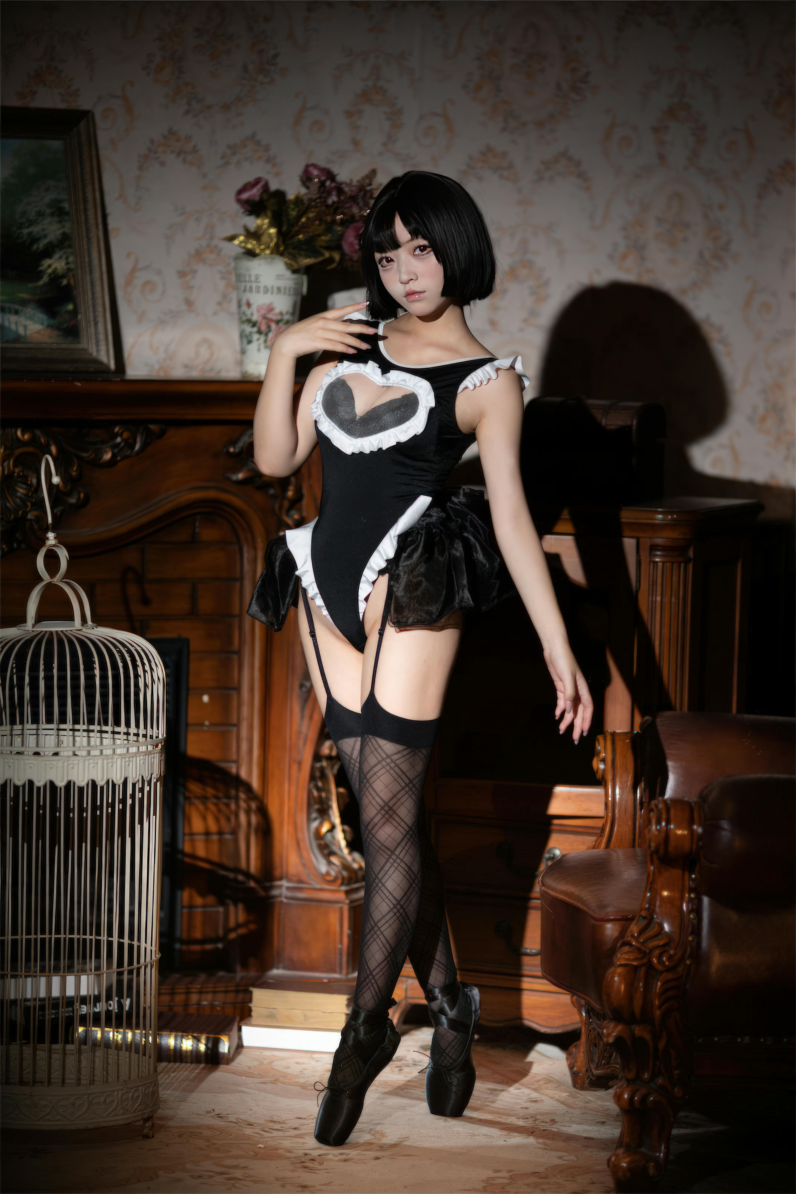 花铃Hana NO.026 马戏团芭蕾 吊带袜高叉[43P-329.5M]_第3集