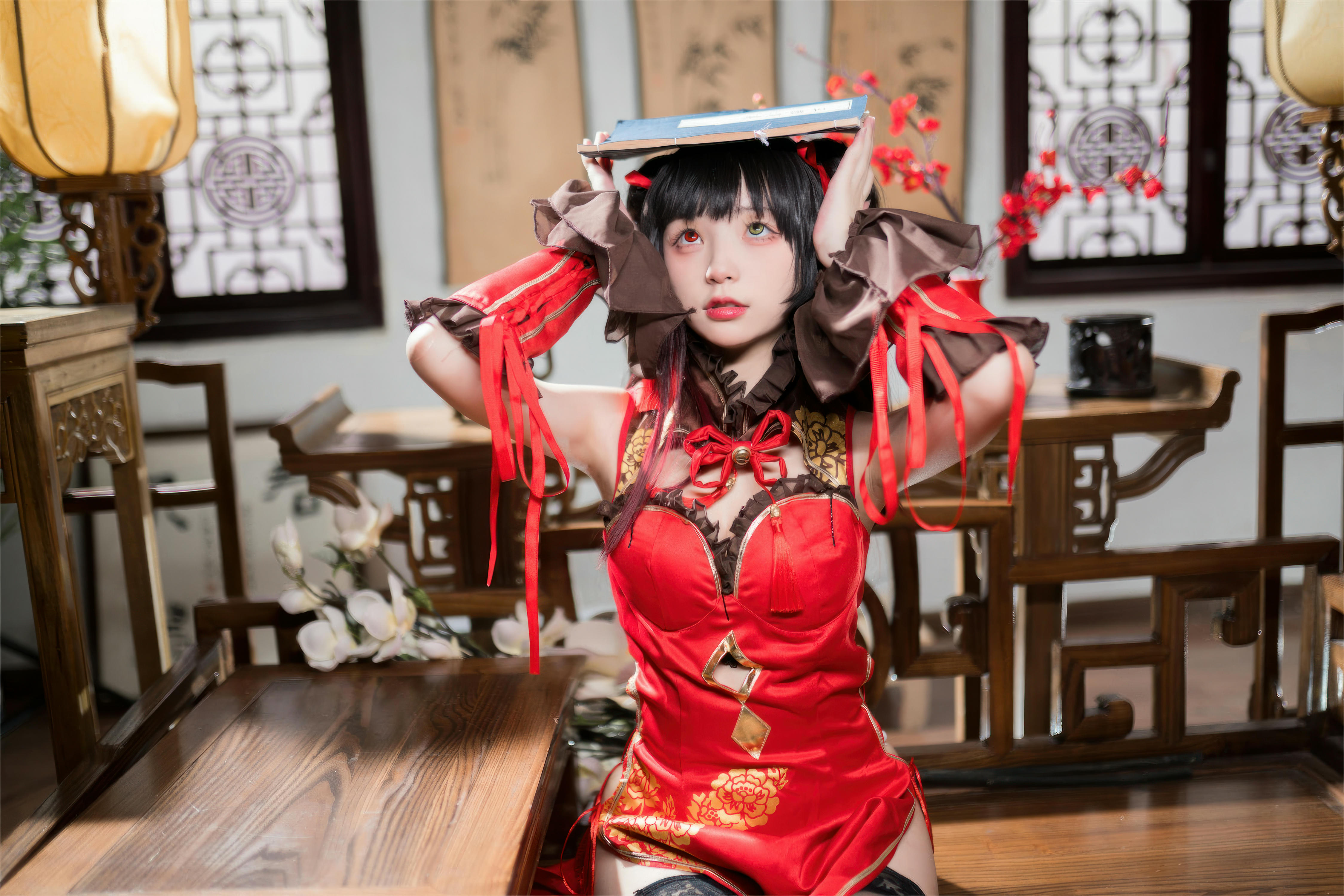 花铃Hana NO.037 时崎狂三旗袍[66P-521.2M]_第4集