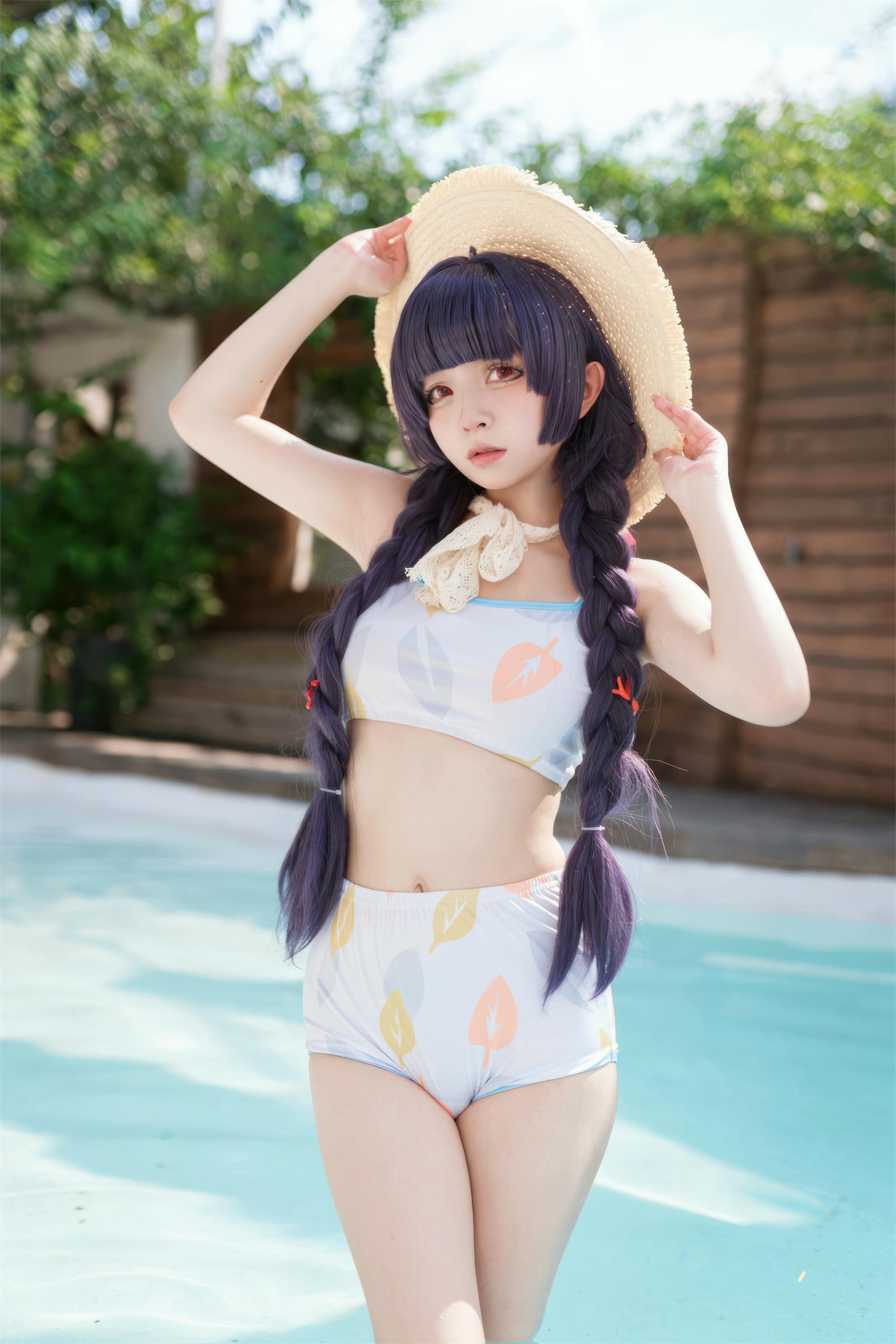 花铃Hana NO.048 碧蓝档案 美游泳装 [41P 303MB]_第2集