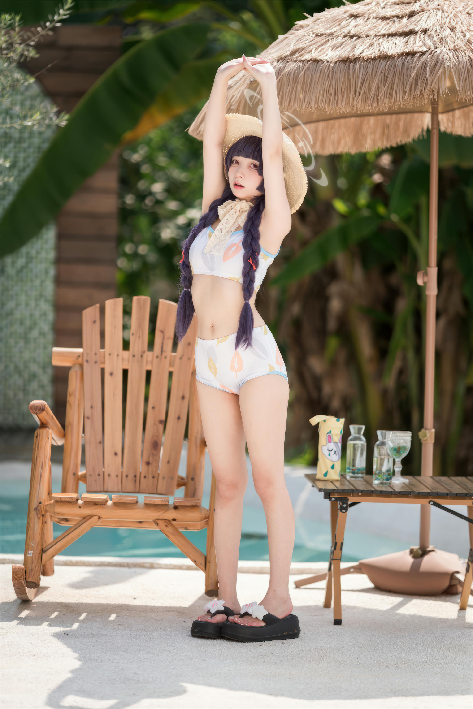 花铃Hana NO.048 碧蓝档案 美游泳装 [41P 303MB]_第2集