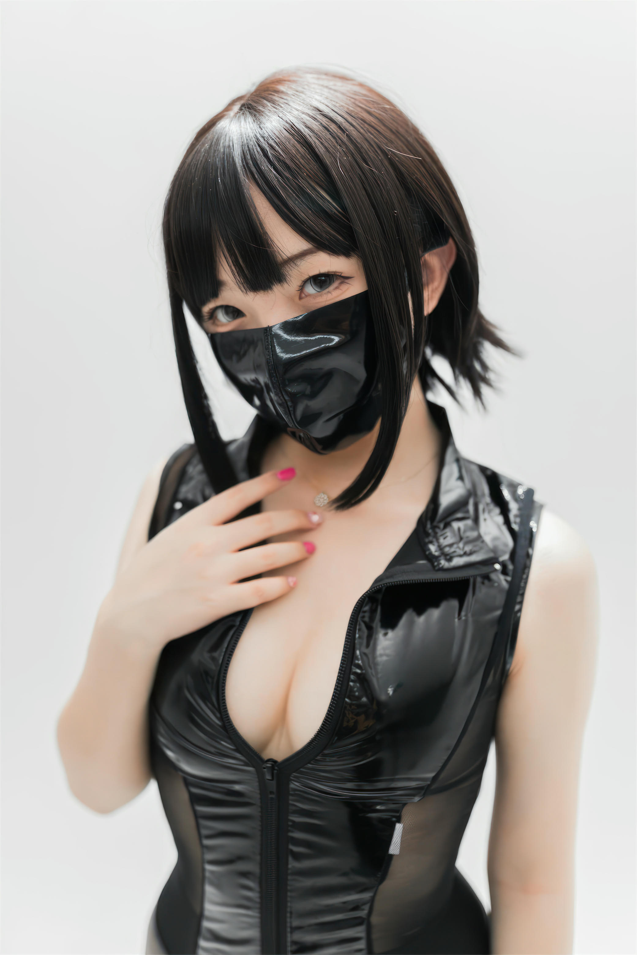 花铃Hana NO.049 灰丝皮衣 [73P 286MB]_第2集