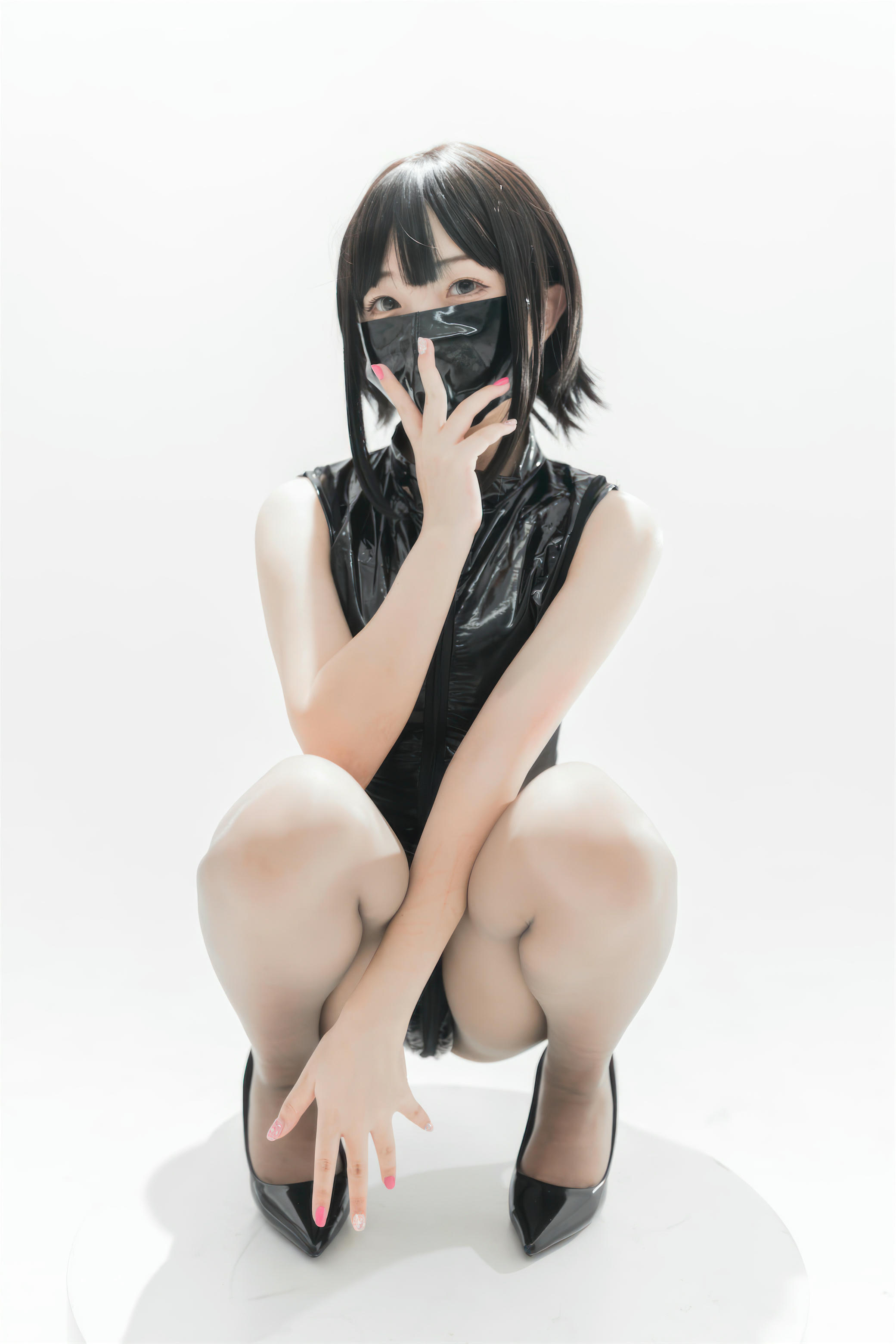 花铃Hana NO.049 灰丝皮衣 [73P 286MB]_第3集