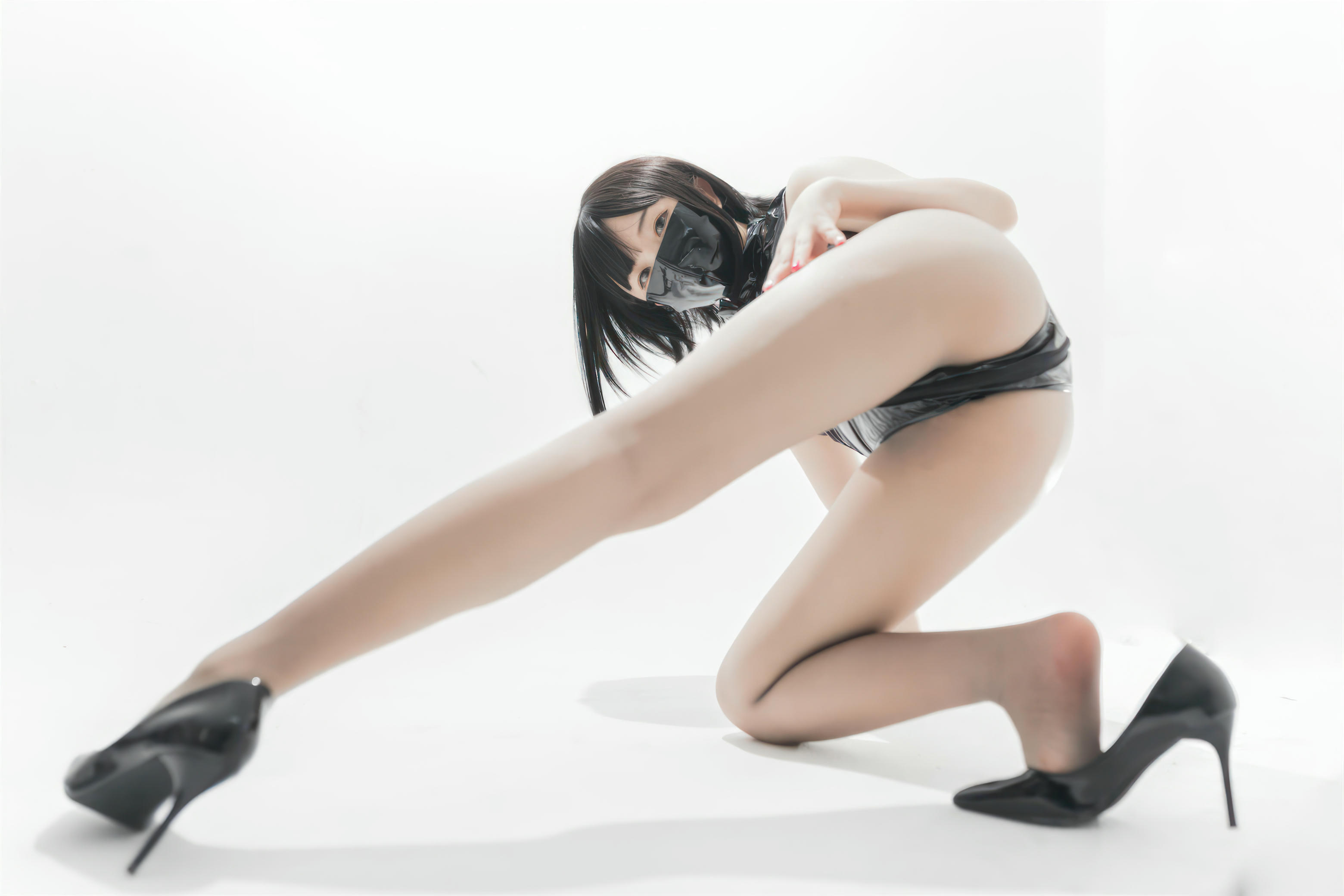 花铃Hana NO.049 灰丝皮衣 [73P 286MB]_第4集