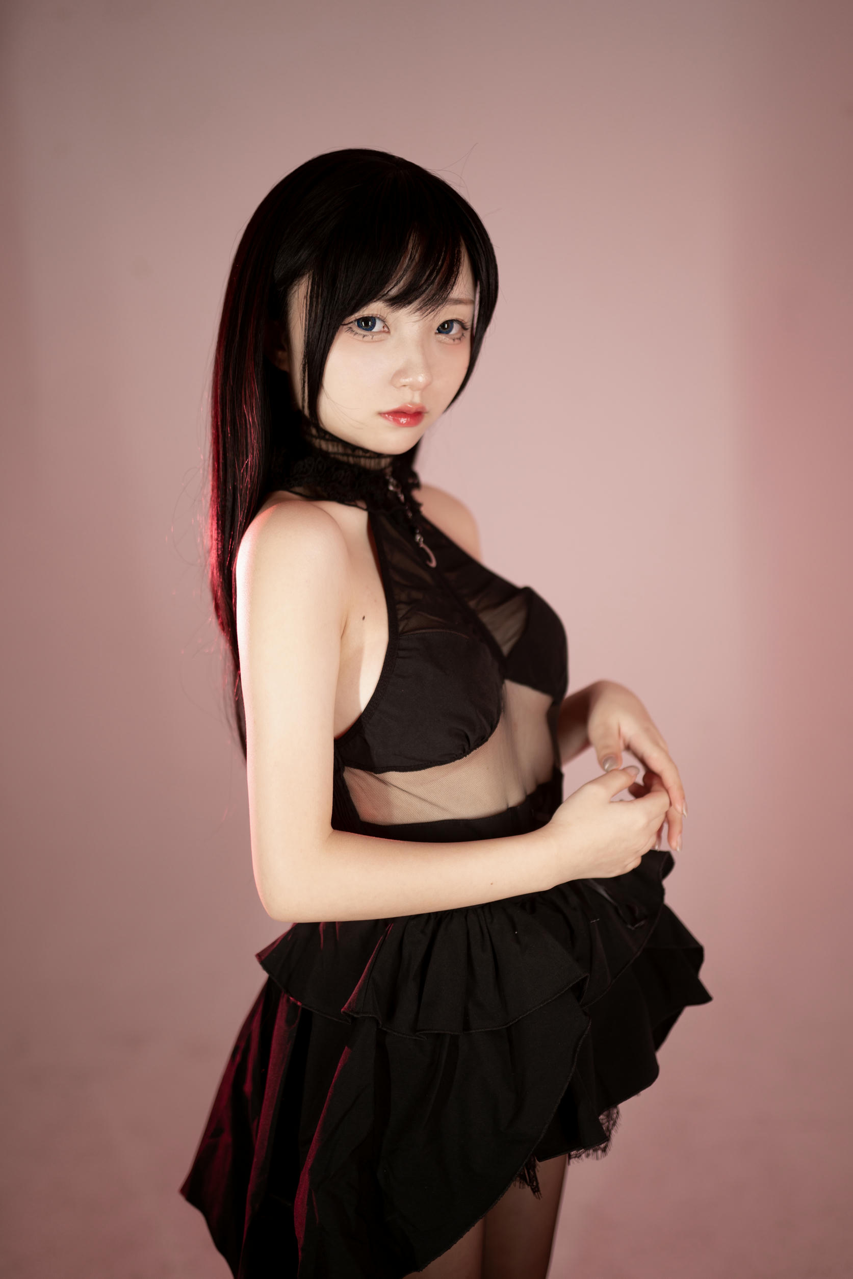 花铃Hana NO.051 黑丝燕尾礼服 [85P 732MB]_第2集