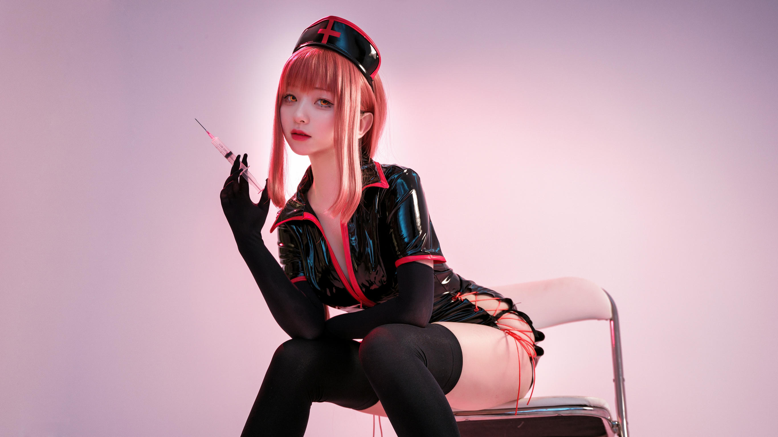 花铃Hana NO.055 玛奇玛黑色护士 [20P 219MB]_第1集