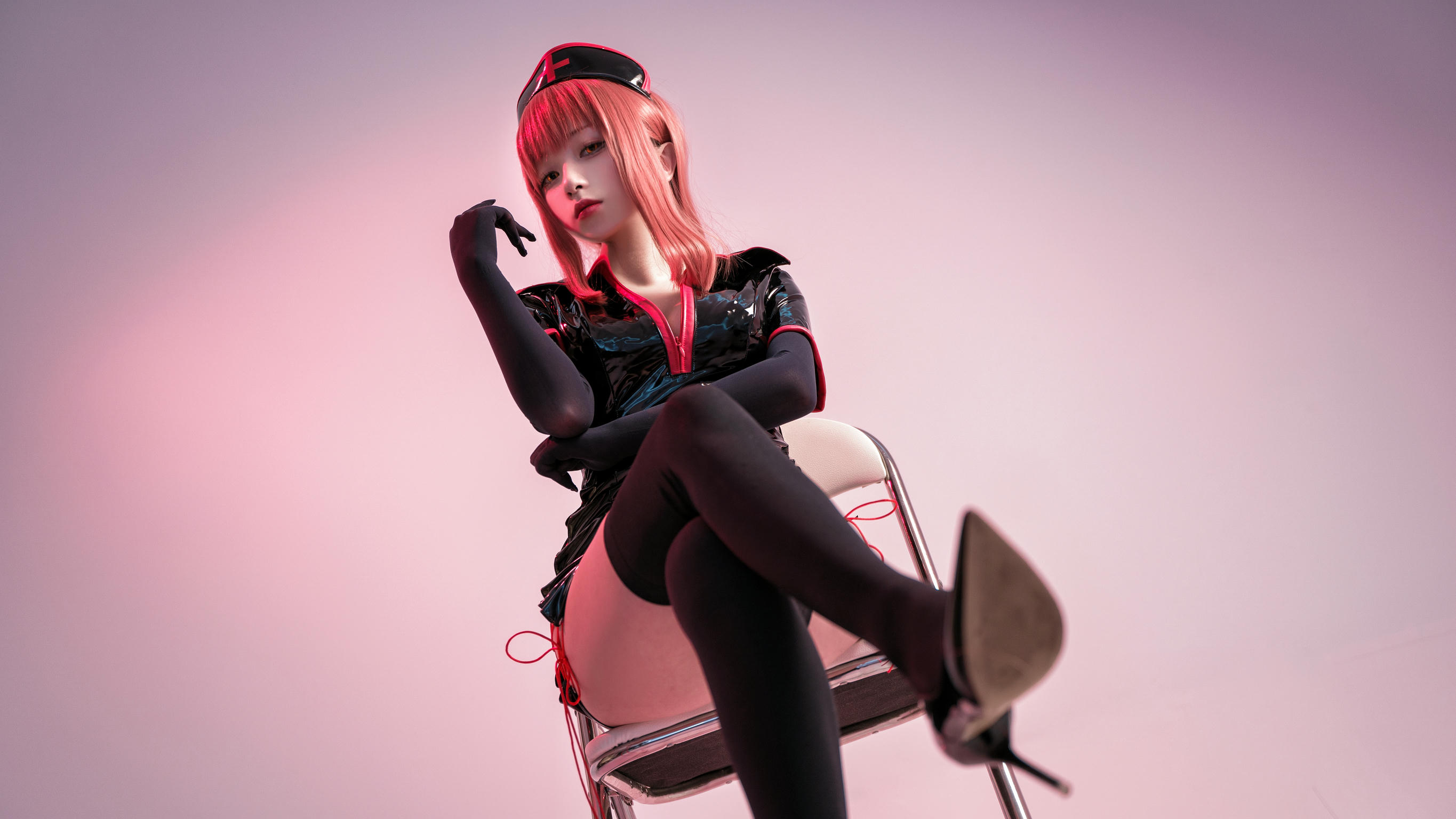 花铃Hana NO.055 玛奇玛黑色护士 [20P 219MB]_第1集