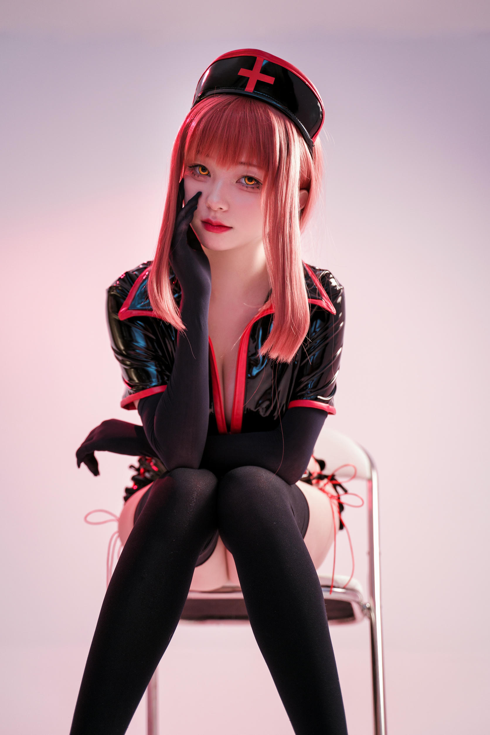 花铃Hana NO.055 玛奇玛黑色护士 [20P 219MB]_第1集