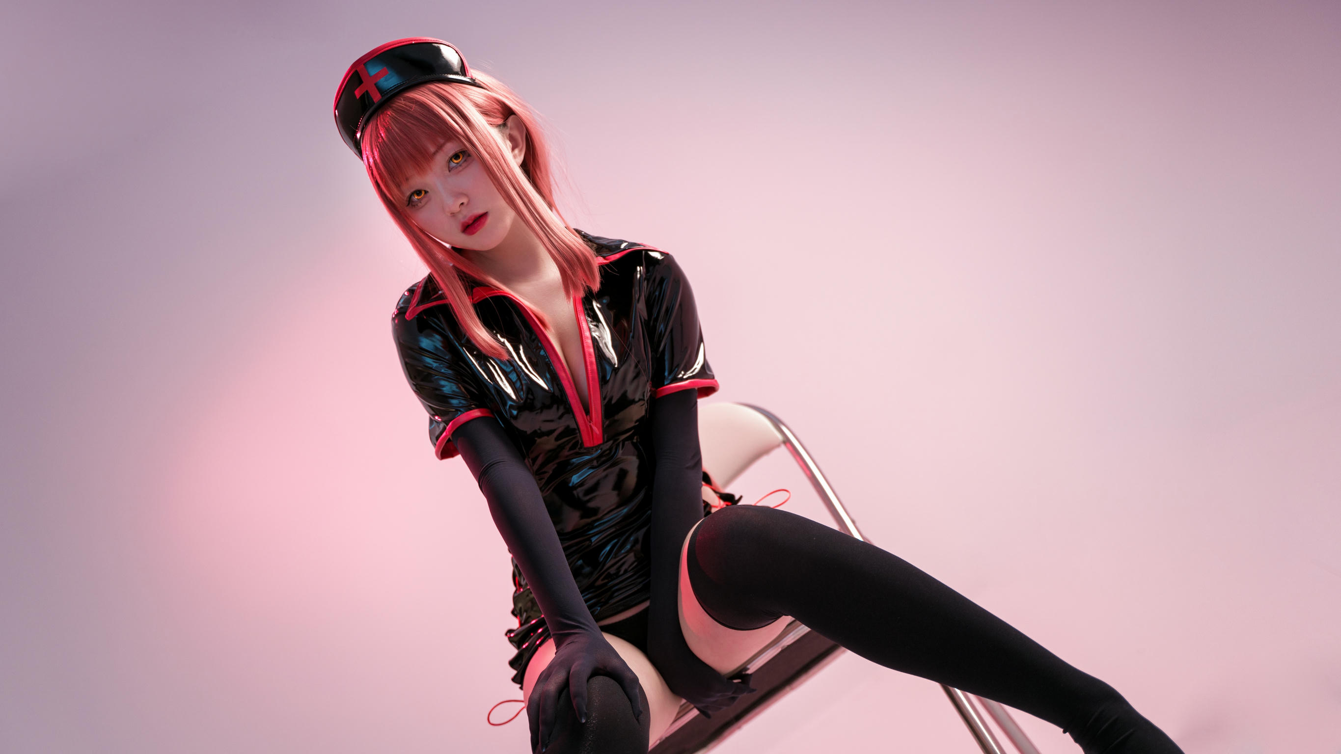 花铃Hana NO.055 玛奇玛黑色护士 [20P 219MB]_第1集