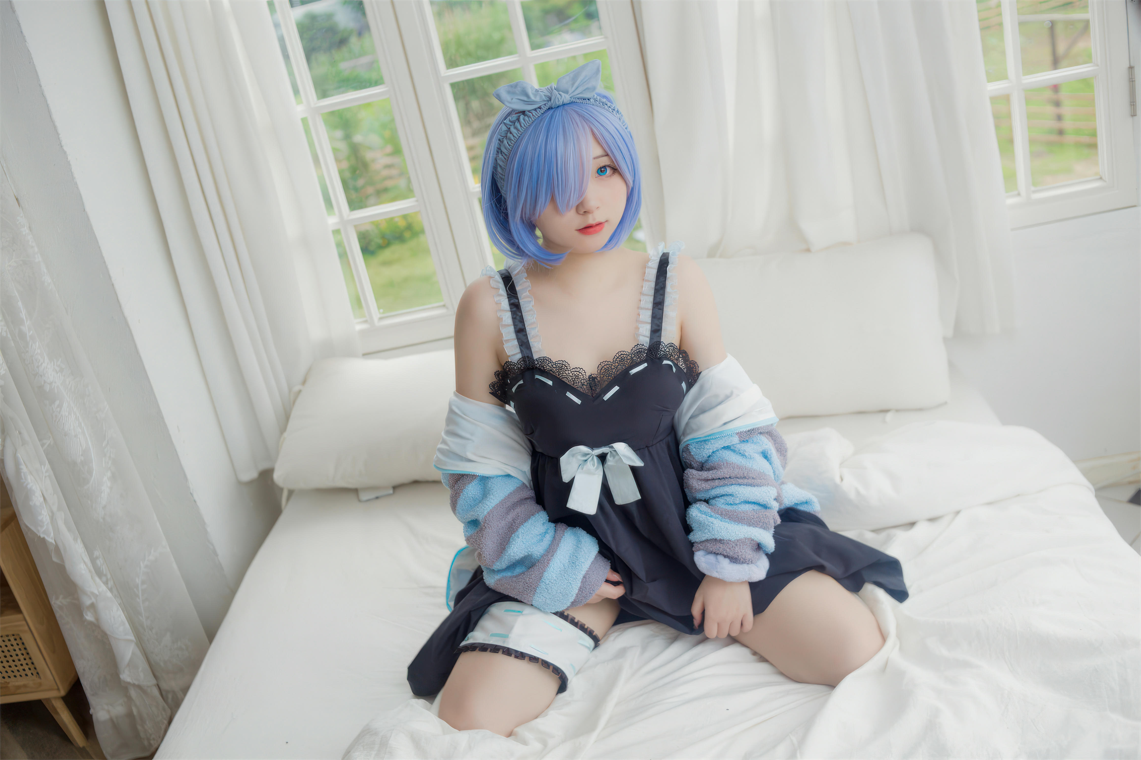 花铃Hana NO.057 蕾姆居家服 [30P 208MB]_第2集