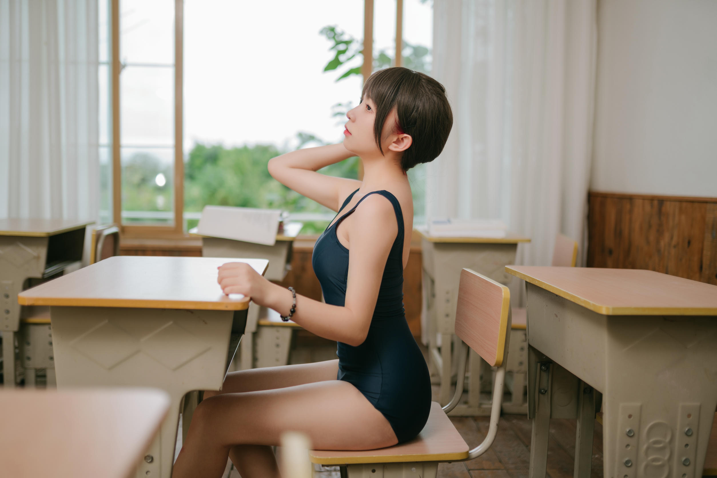 花铃Hana NO.058 风纪委员死裤水x游泳课风纪委员 [93P-715MB]_第4集