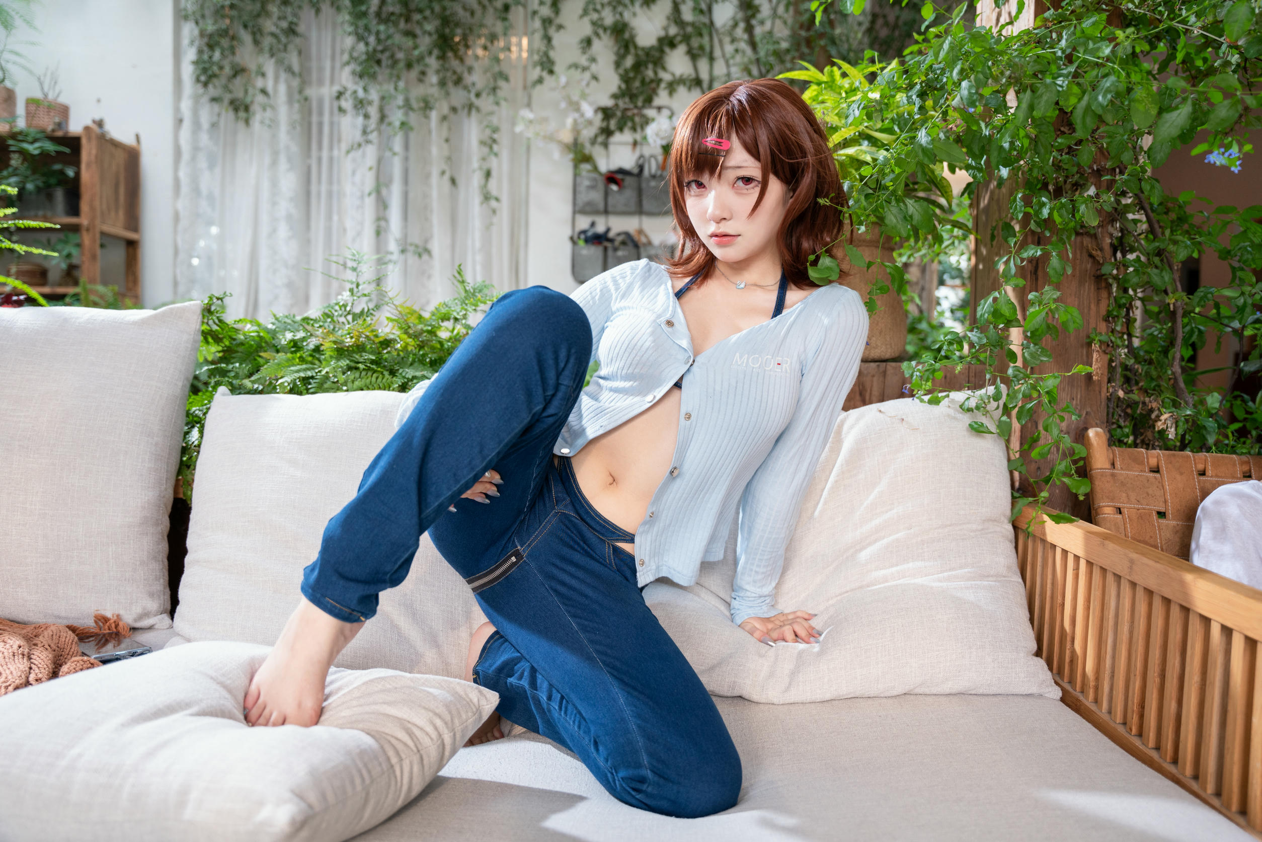 花铃Hana NO.061 円香牛仔裤 [54P 247MB]_第3集