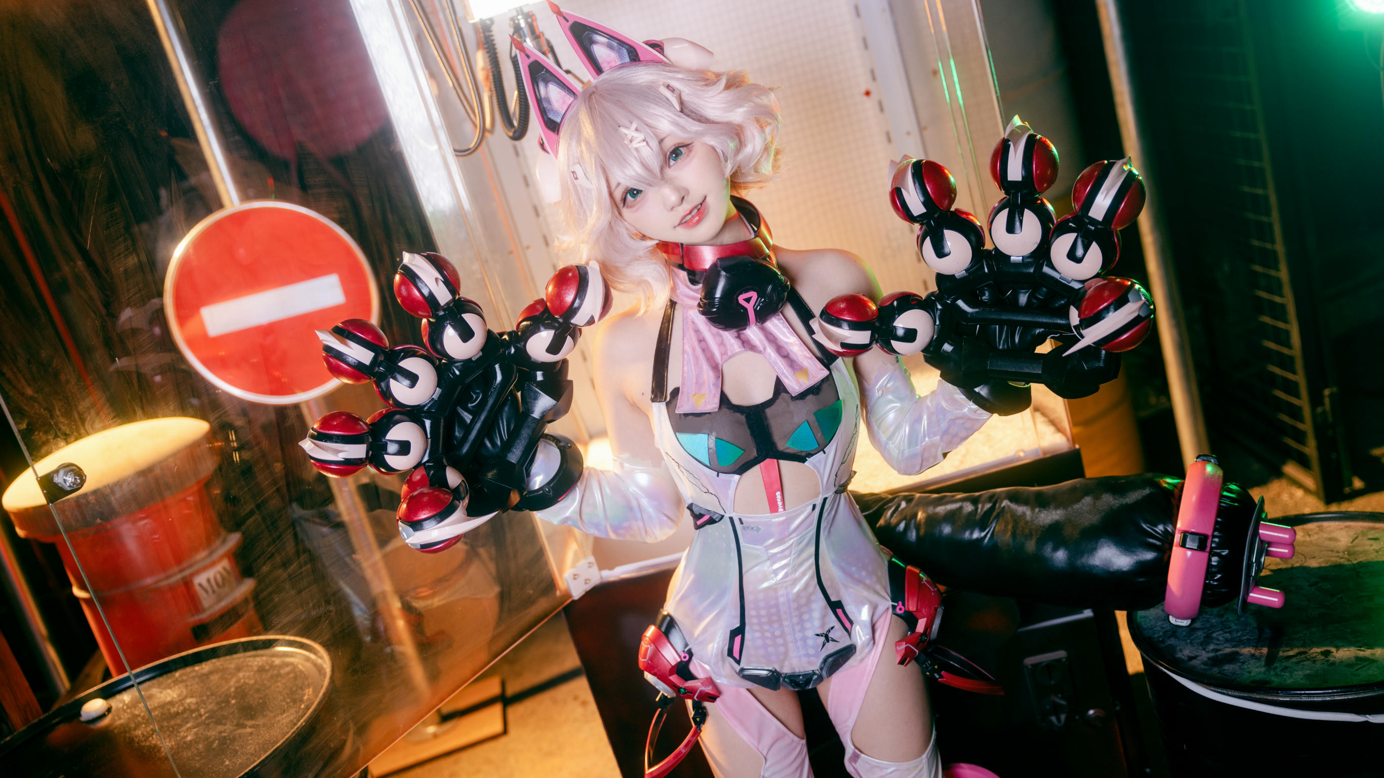 花铃Hana NO.063 交错战线 绯猁机甲猫猫 [20P-171MB]_第1集