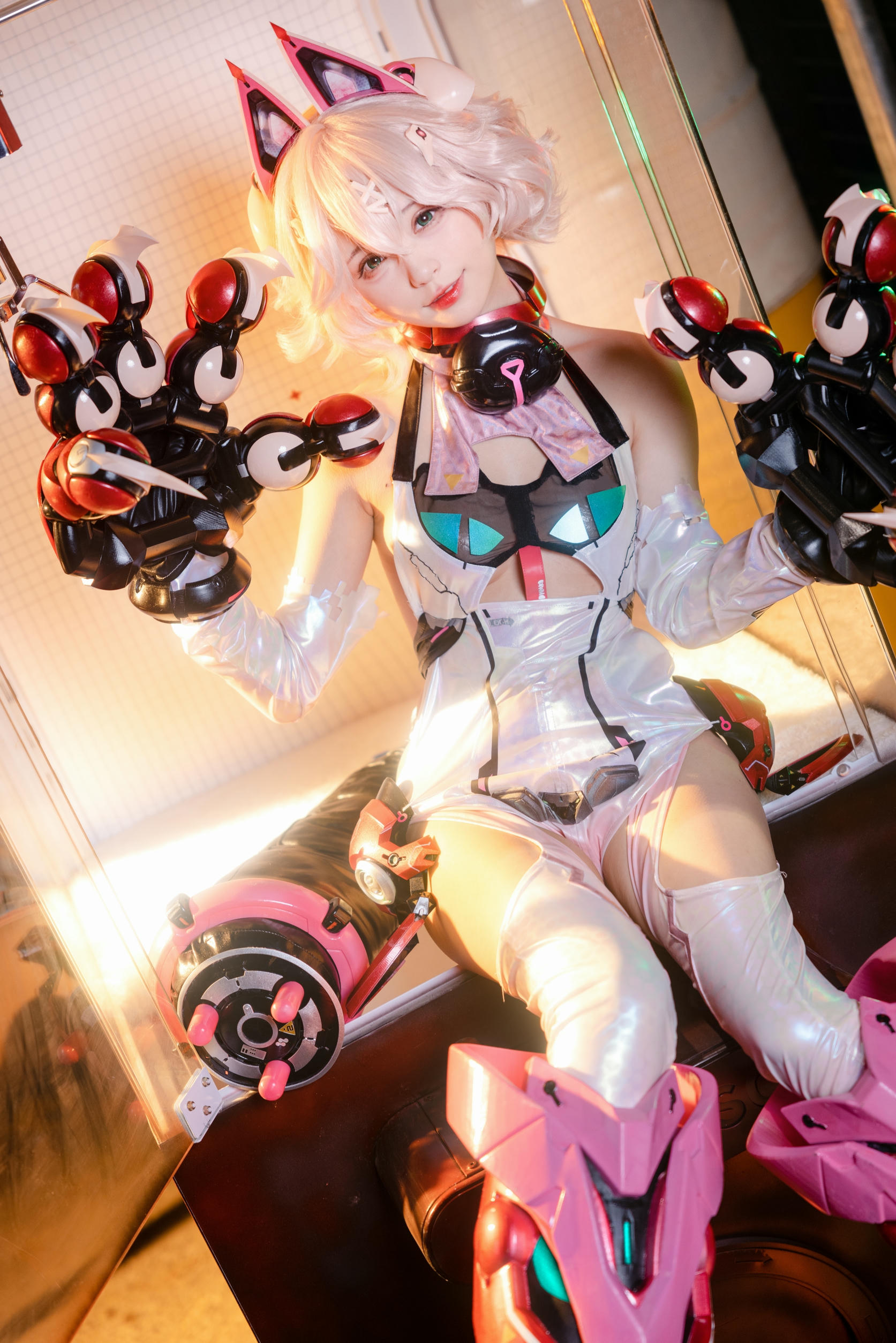 花铃Hana NO.063 交错战线 绯猁机甲猫猫 [20P-171MB]_第1集