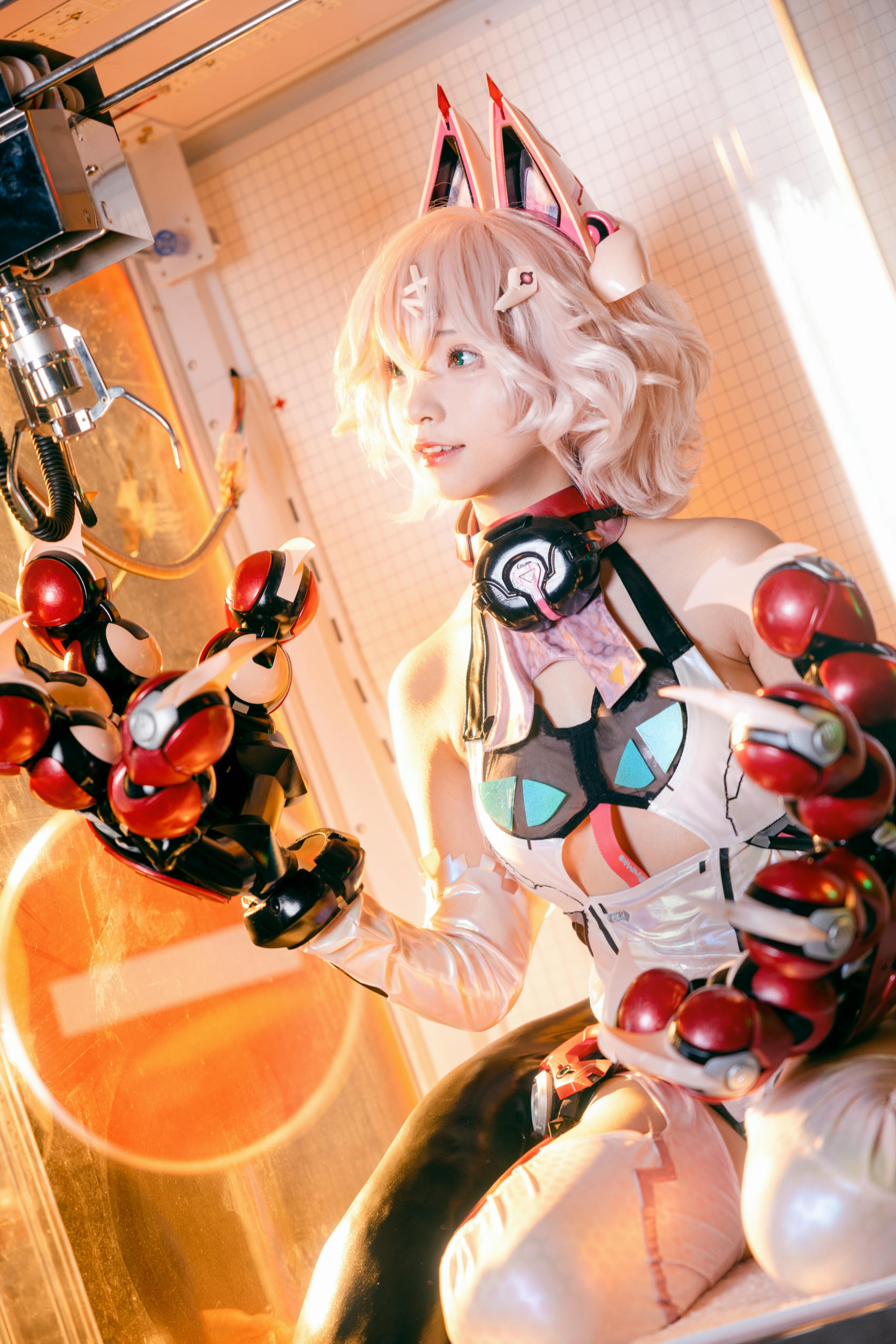 花铃Hana NO.063 交错战线 绯猁机甲猫猫 [20P-171MB]_第1集