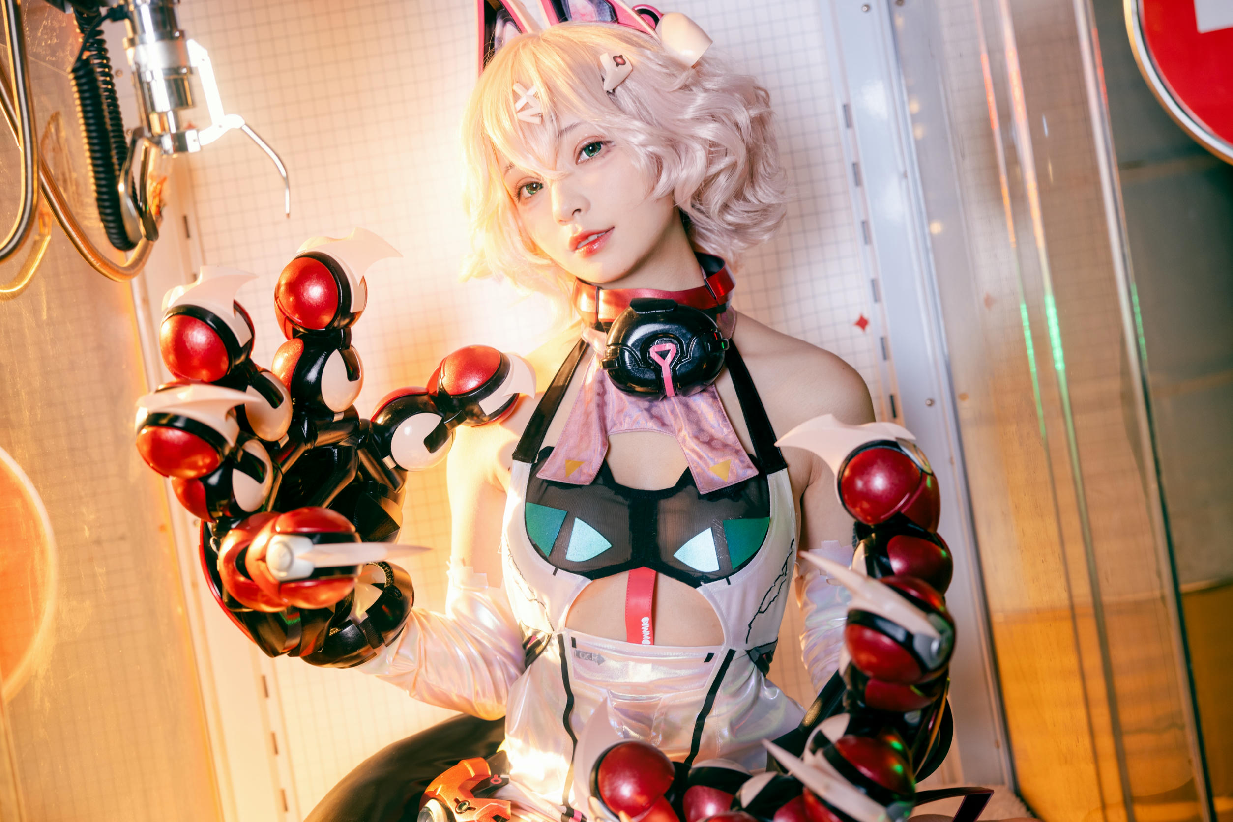 花铃Hana NO.063 交错战线 绯猁机甲猫猫 [20P-171MB]_第1集