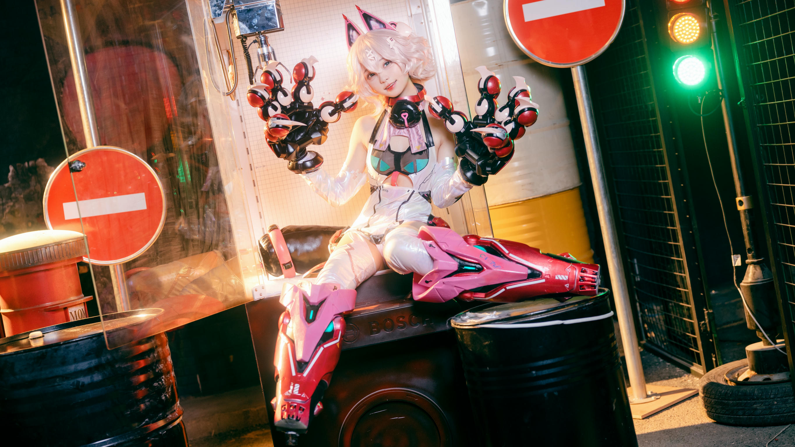 花铃Hana NO.063 交错战线 绯猁机甲猫猫 [20P-171MB]_第1集