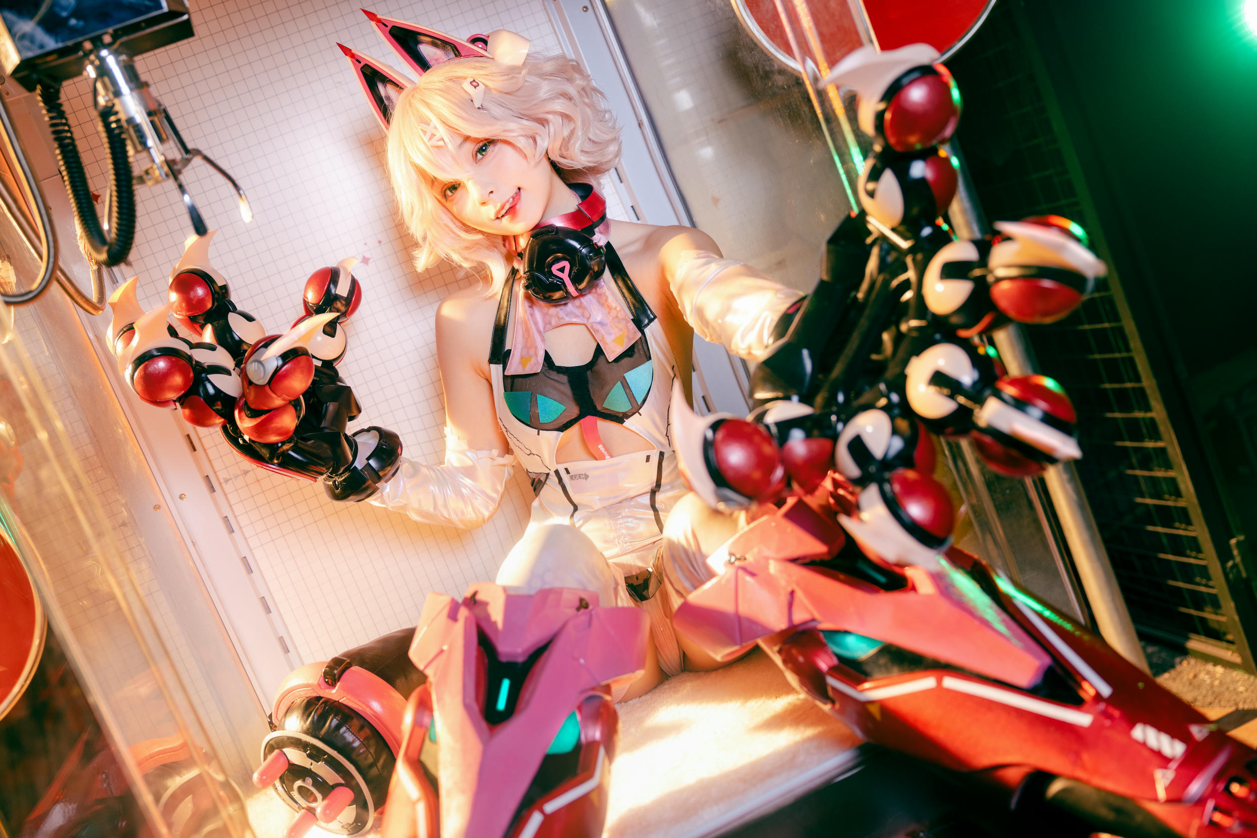 花铃Hana NO.063 交错战线 绯猁机甲猫猫 [20P-171MB]_第1集