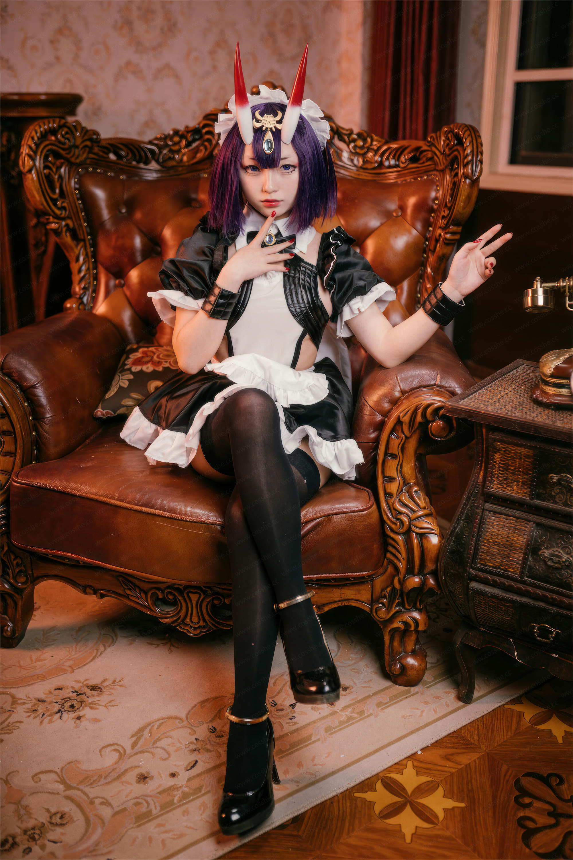 花铃Hana NO.070 FGO 酒吞童子 女仆[72P-697.6M]_第1集