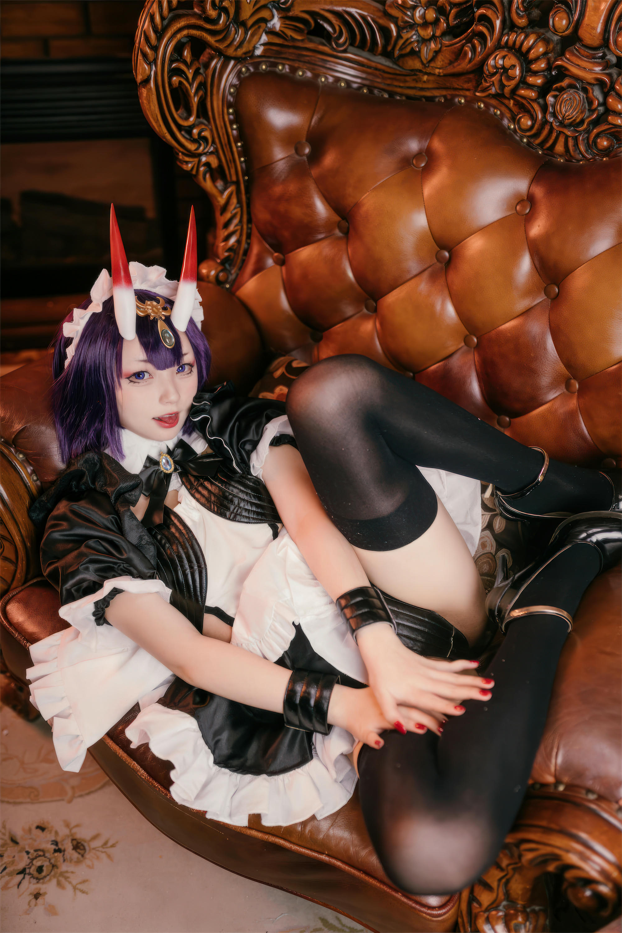 花铃Hana NO.070 FGO 酒吞童子 女仆[72P-697.6M]_第2集