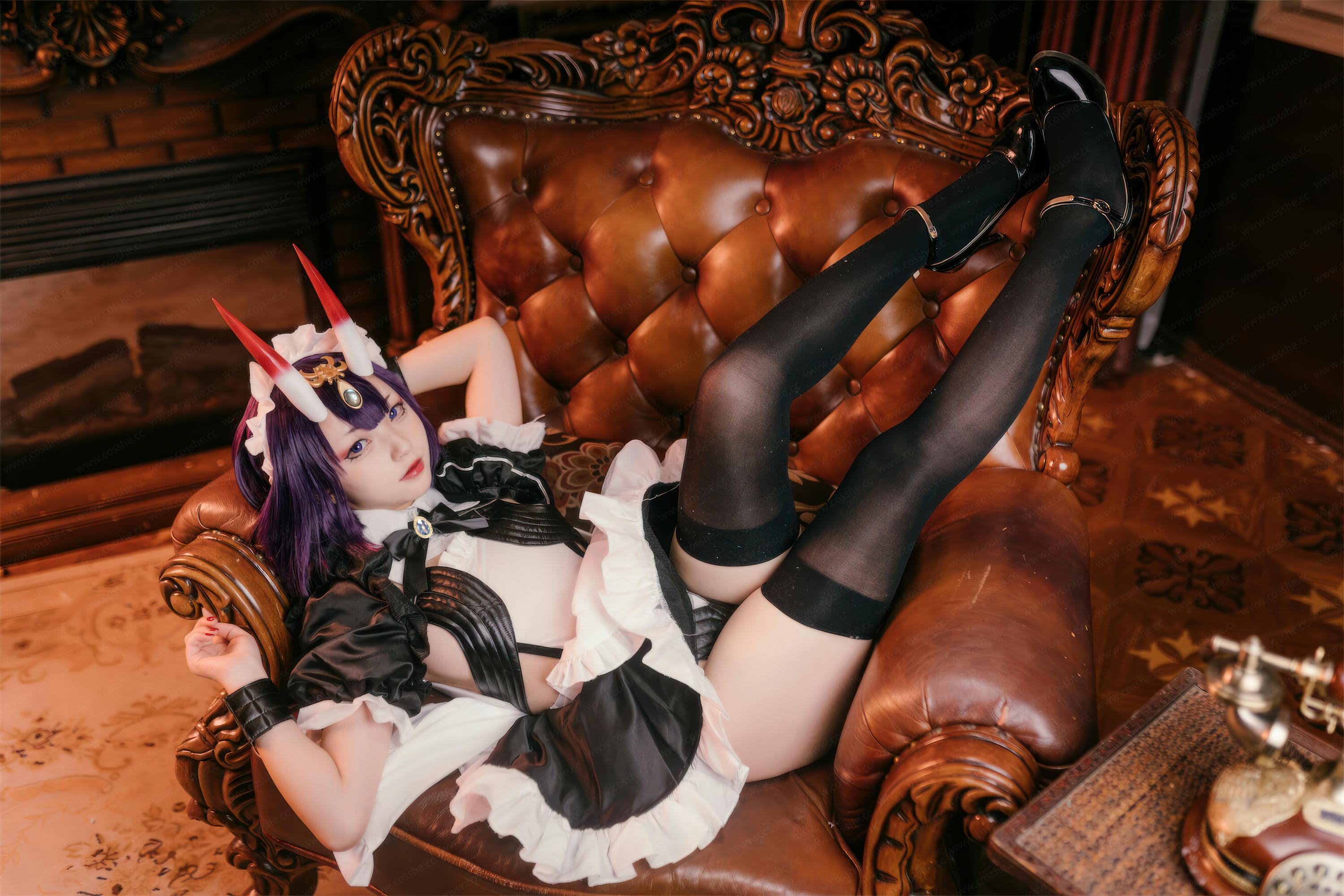 花铃Hana NO.070 FGO 酒吞童子 女仆[72P-697.6M]_第2集