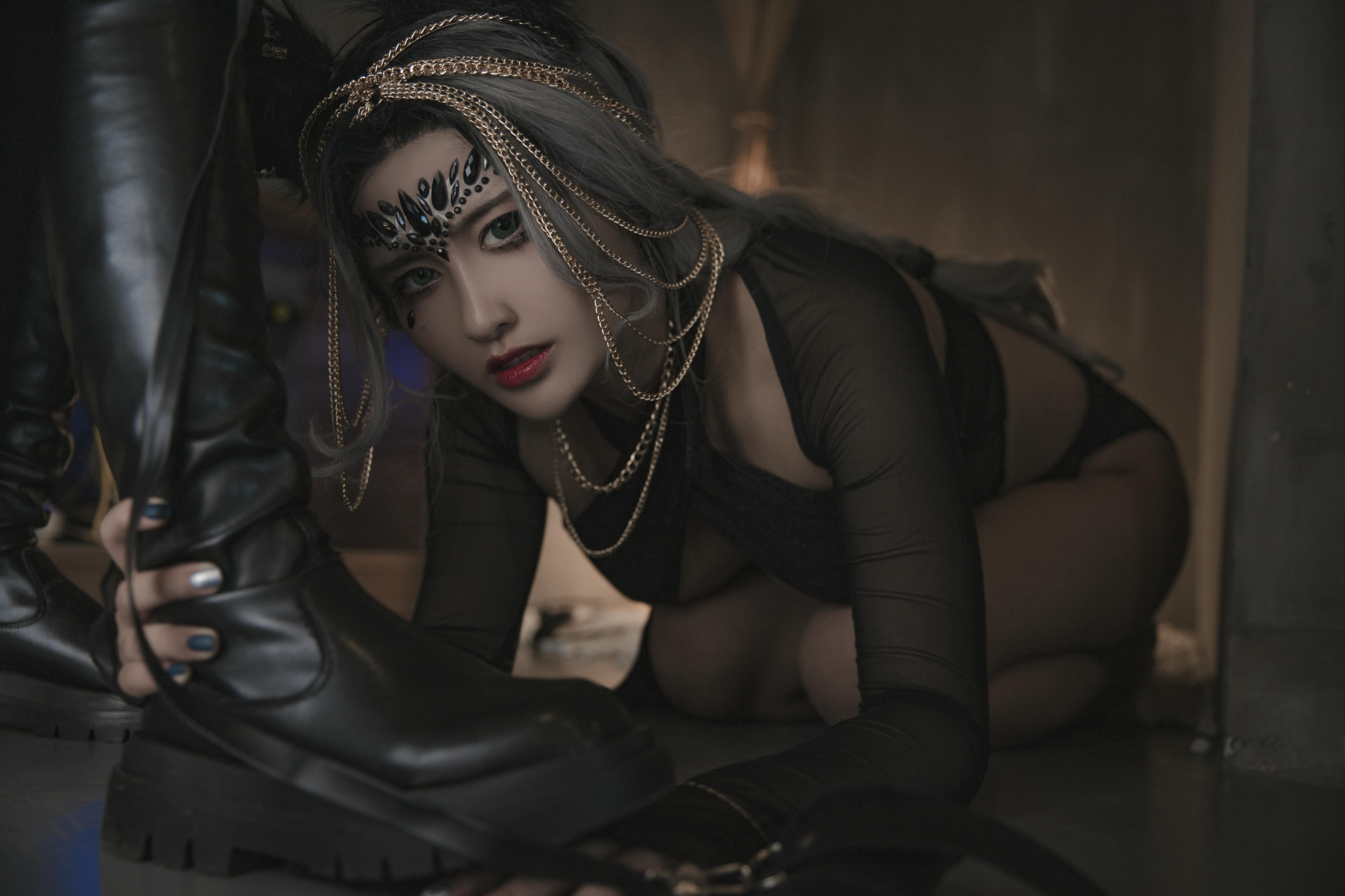 洛璃 LoLiSAMA NO.033 狼少女 狼女的调教[130P 1.66GB]_第1集