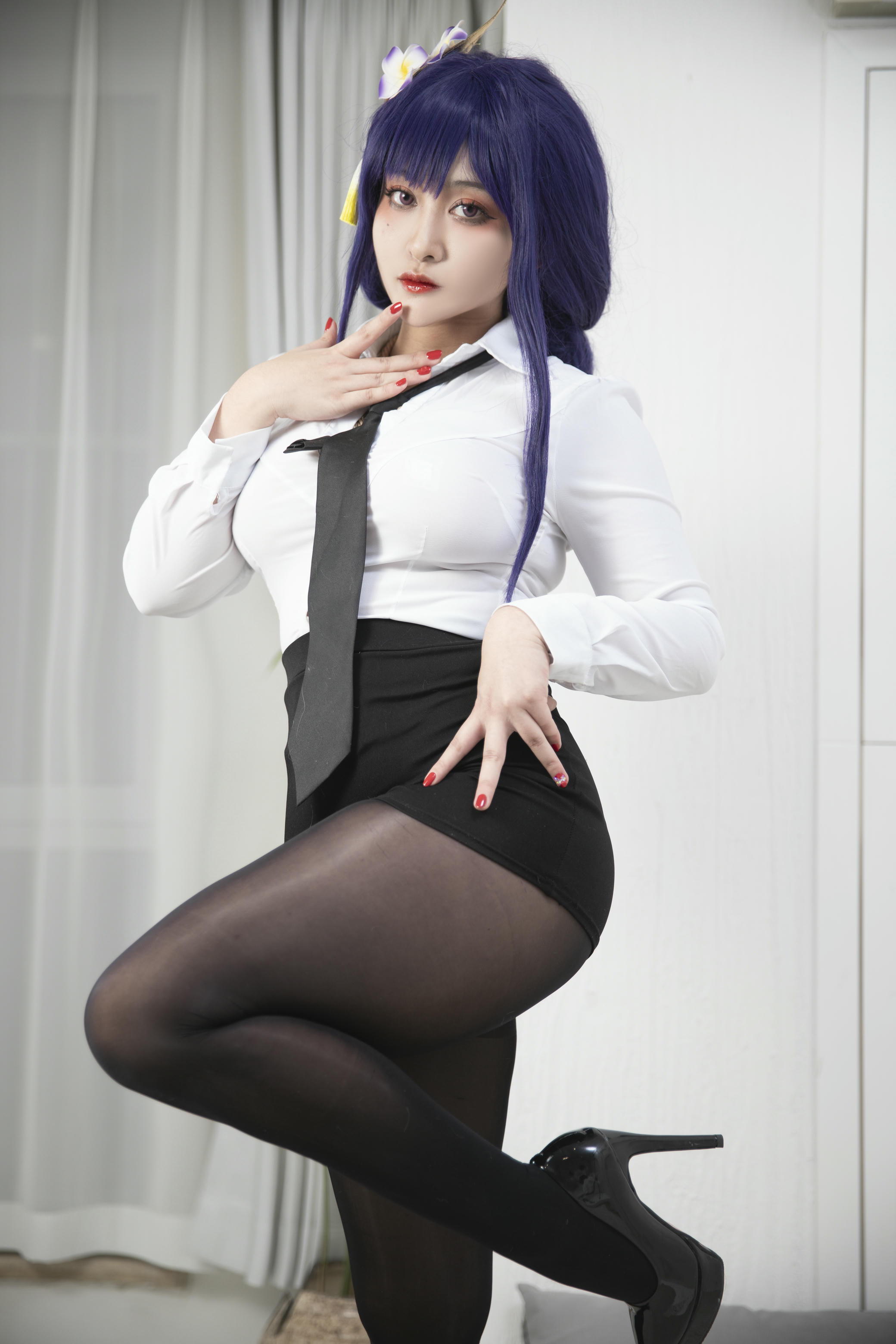 洛璃 LoLiSAMA NO.037 雷电将军OL[74P 621MB]_第1集