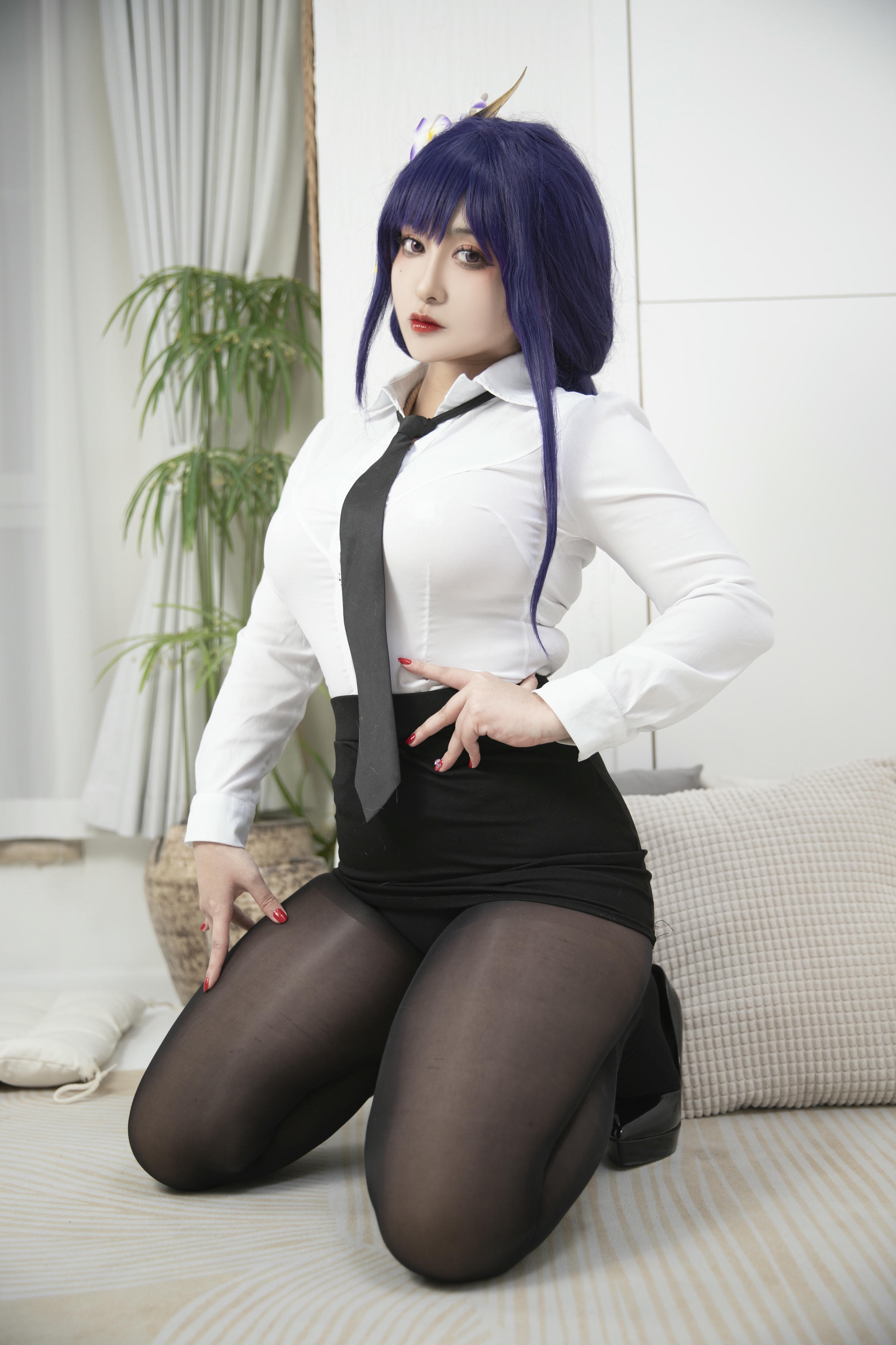 洛璃 LoLiSAMA NO.037 雷电将军OL[74P 621MB]_第1集