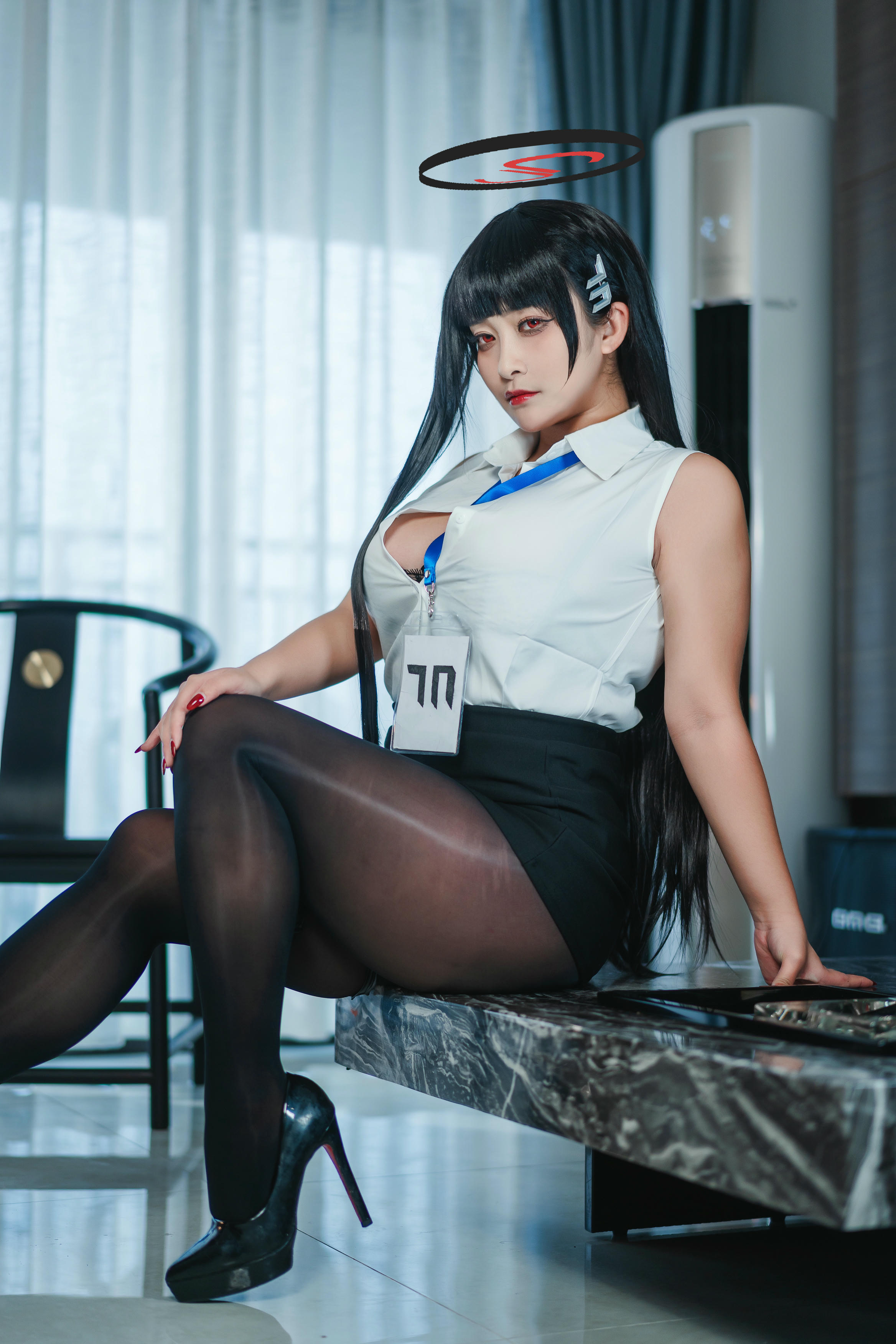 洛璃 LoLiSAMA NO.065 蔚蓝档案 莉音 [72P1V 1.06GB]_第2集