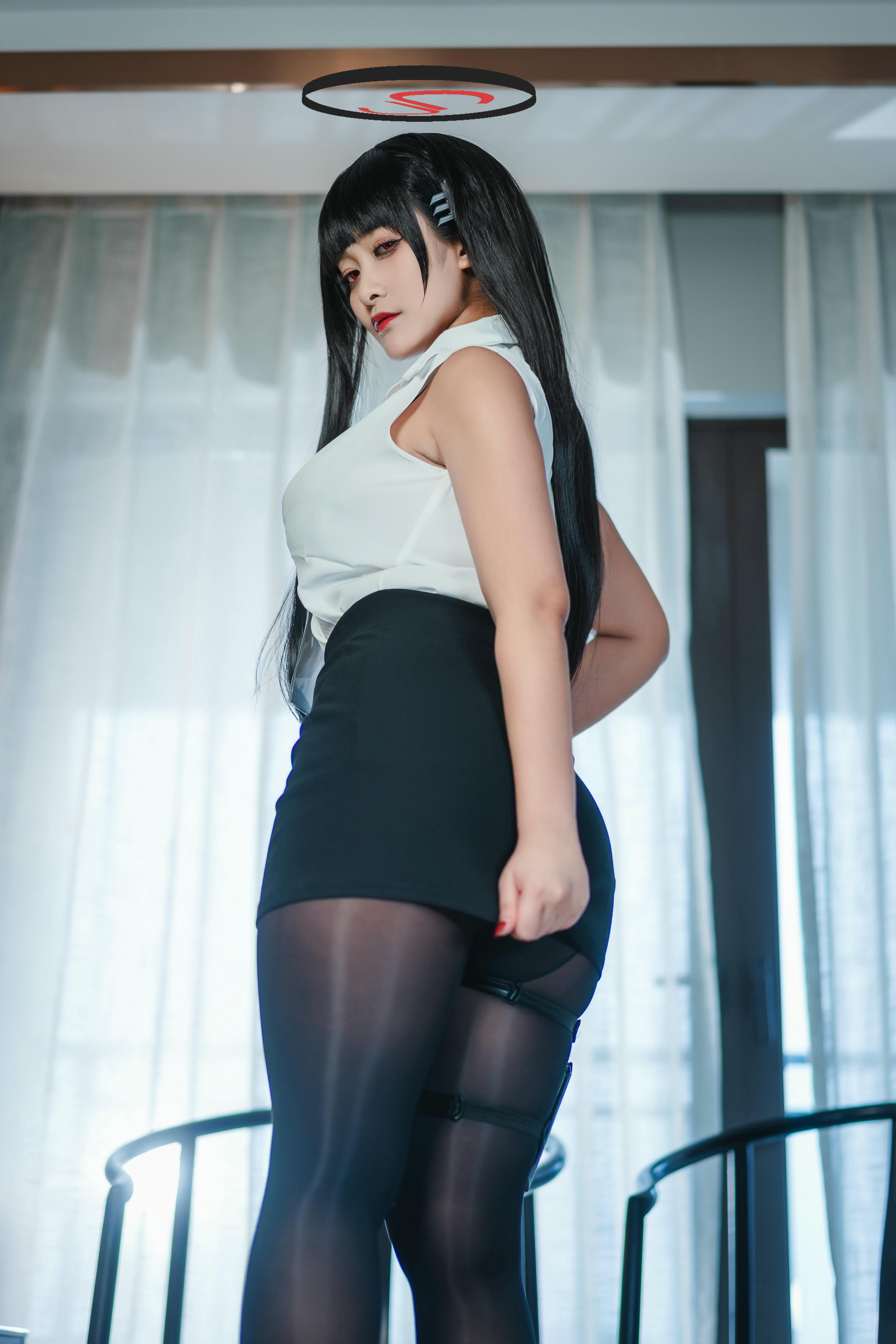 洛璃 LoLiSAMA NO.065 蔚蓝档案 莉音 [72P1V 1.06GB]_第3集