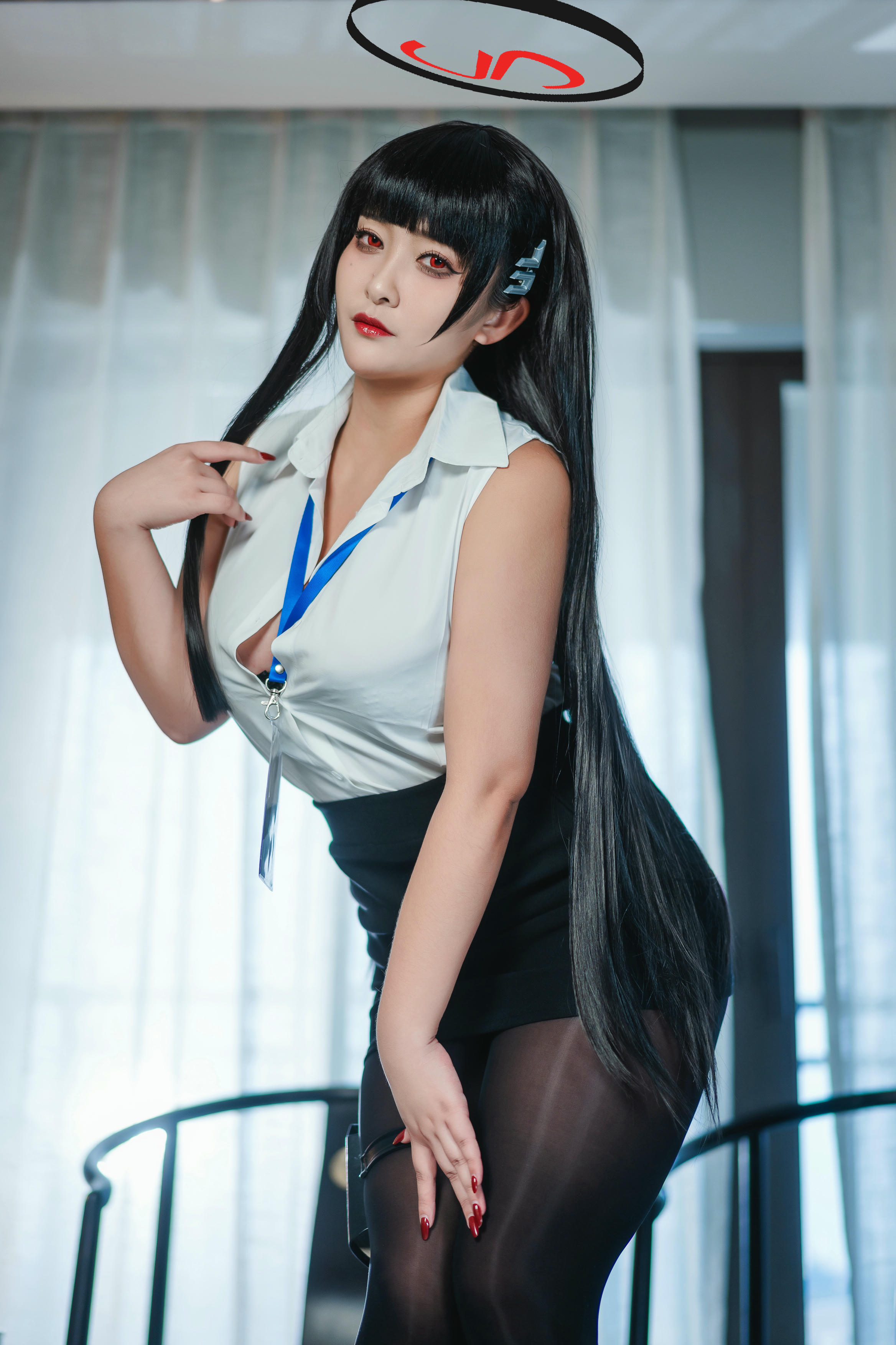 洛璃 LoLiSAMA NO.065 蔚蓝档案 莉音 [72P1V 1.06GB]_第3集