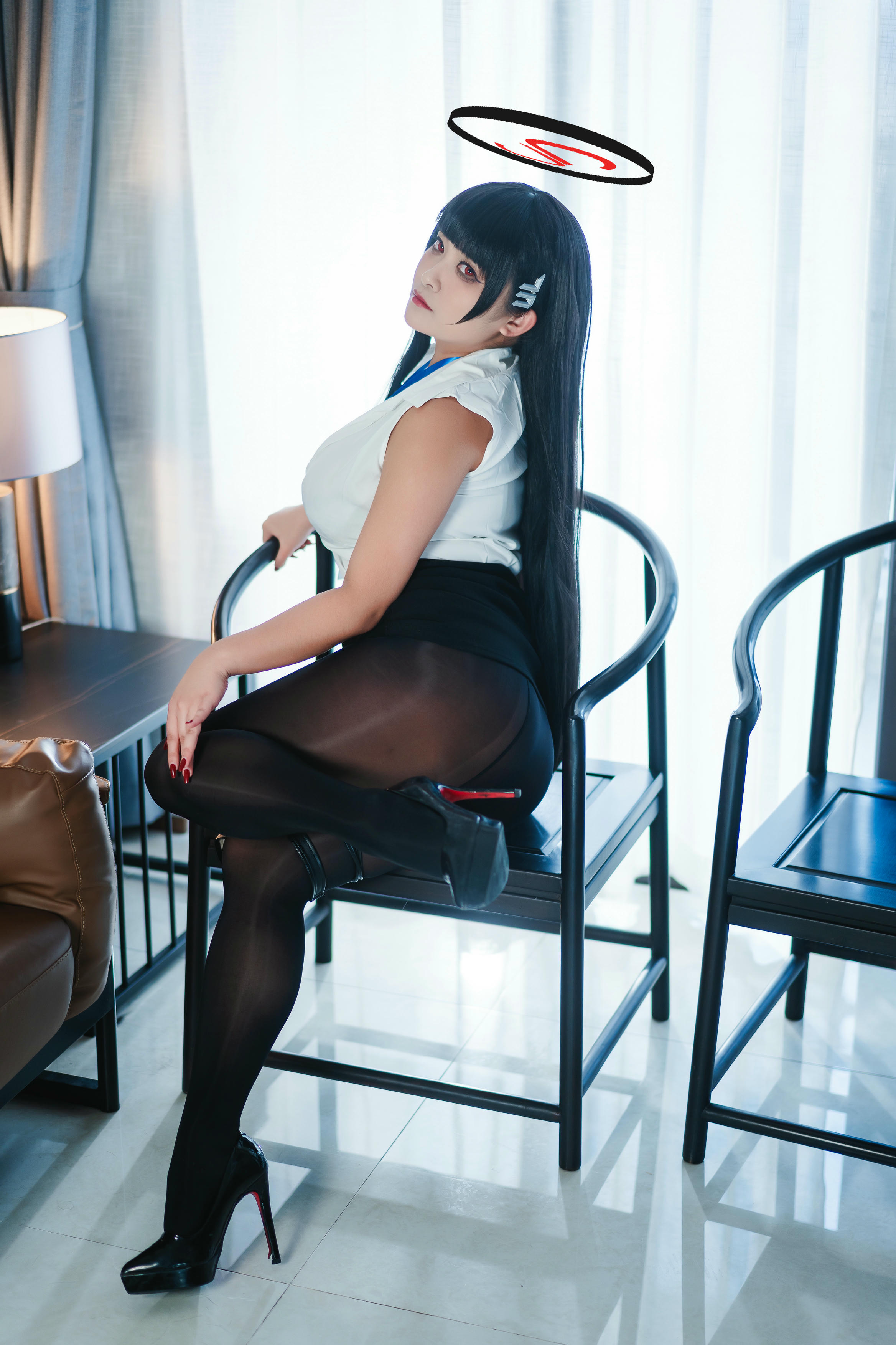 洛璃 LoLiSAMA NO.065 蔚蓝档案 莉音 [72P1V 1.06GB]_第3集