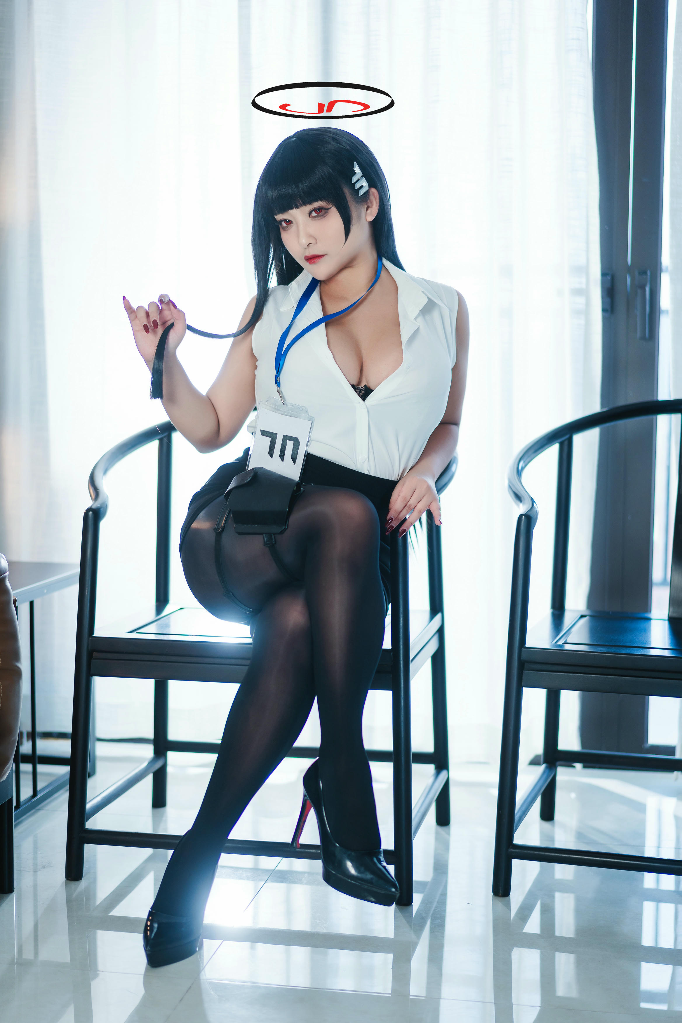 洛璃 LoLiSAMA NO.065 蔚蓝档案 莉音 [72P1V 1.06GB]_第3集