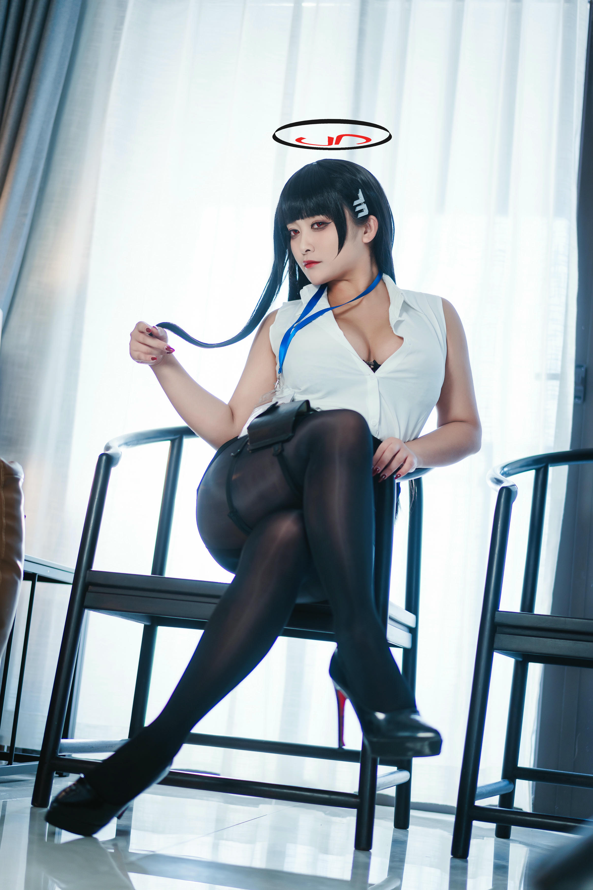 洛璃 LoLiSAMA NO.065 蔚蓝档案 莉音 [72P1V 1.06GB]_第3集