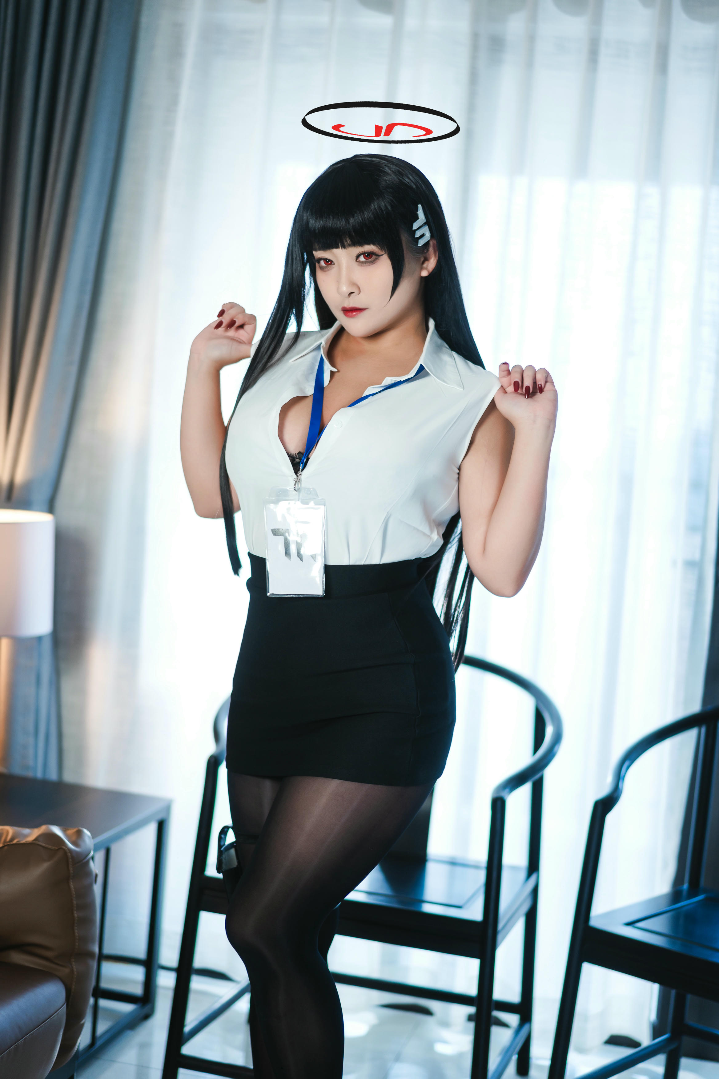 洛璃 LoLiSAMA NO.065 蔚蓝档案 莉音 [72P1V 1.06GB]_第3集