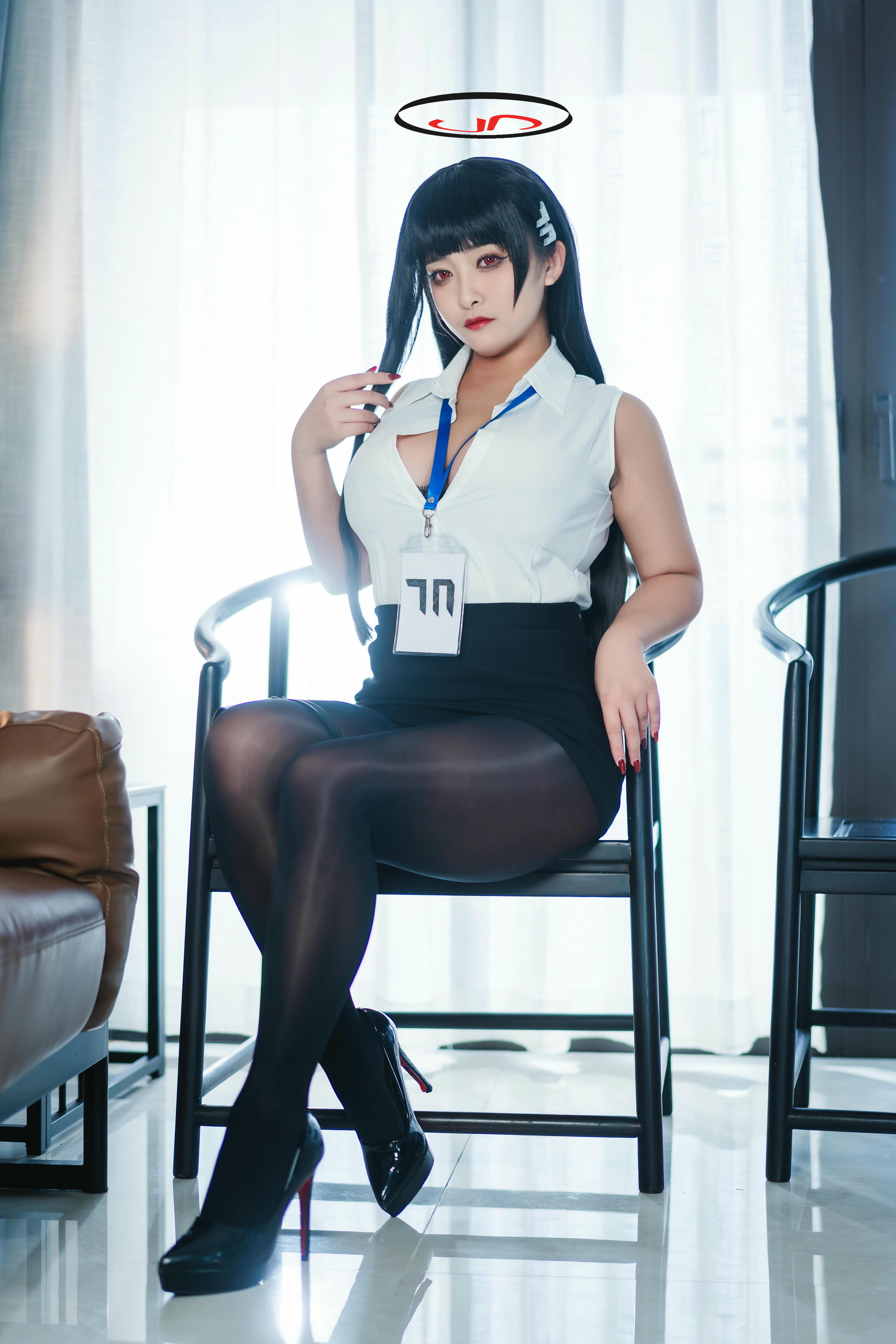 洛璃 LoLiSAMA NO.065 蔚蓝档案 莉音 [72P1V 1.06GB]_第3集