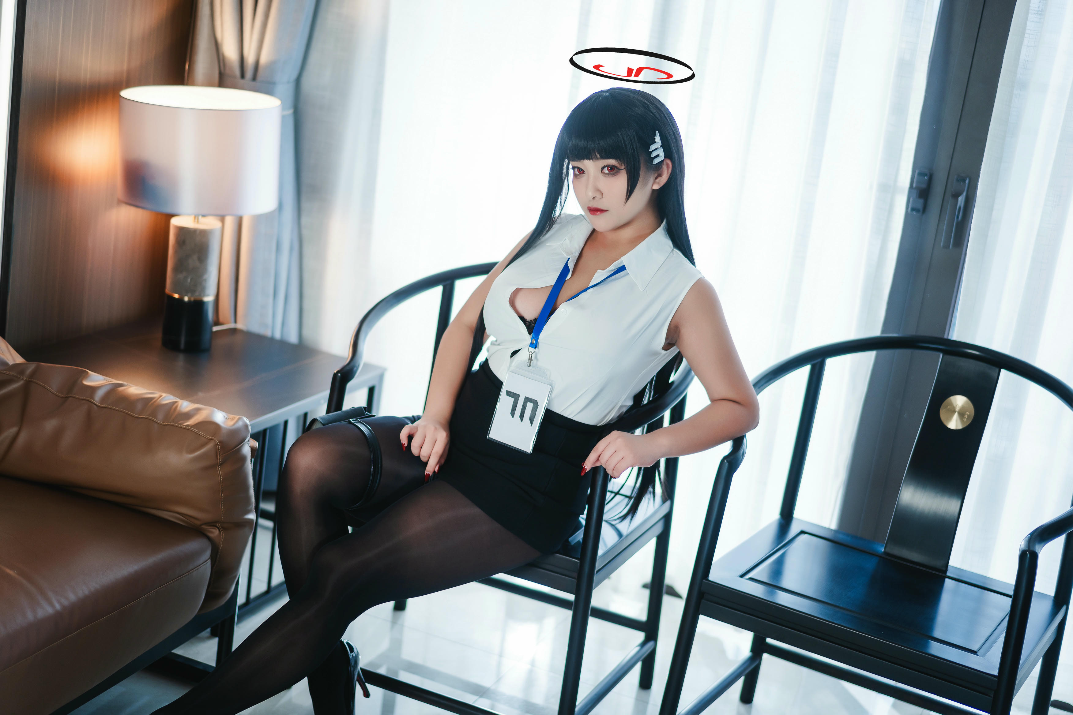 洛璃 LoLiSAMA NO.065 蔚蓝档案 莉音 [72P1V 1.06GB]_第3集