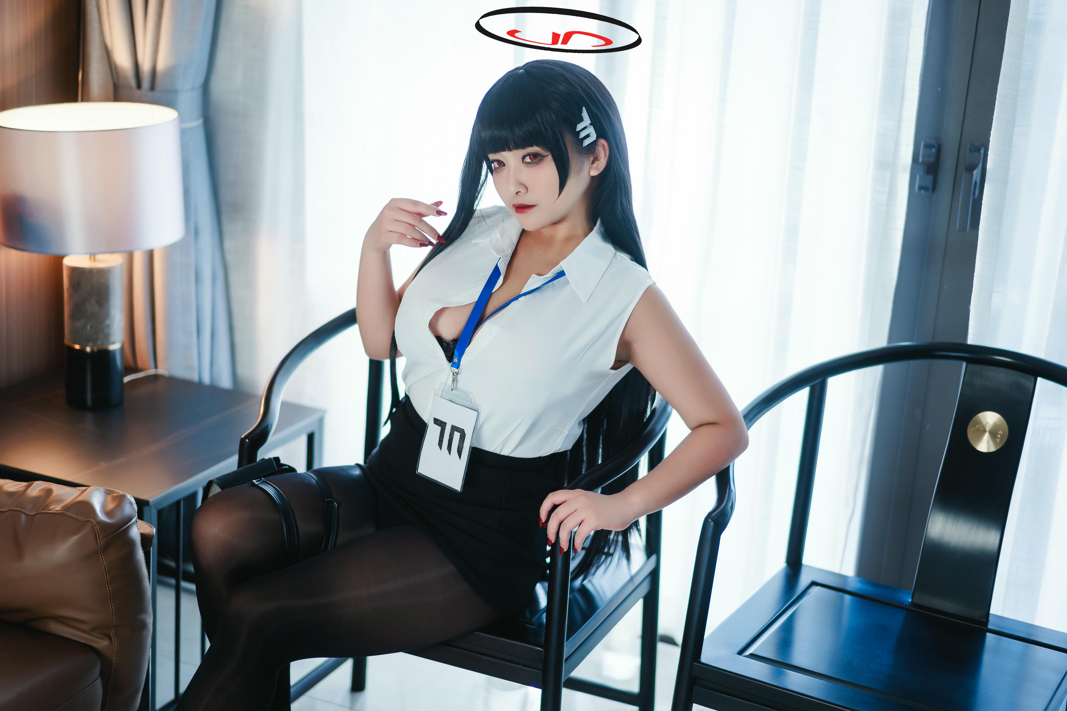 洛璃 LoLiSAMA NO.065 蔚蓝档案 莉音 [72P1V 1.06GB]_第4集