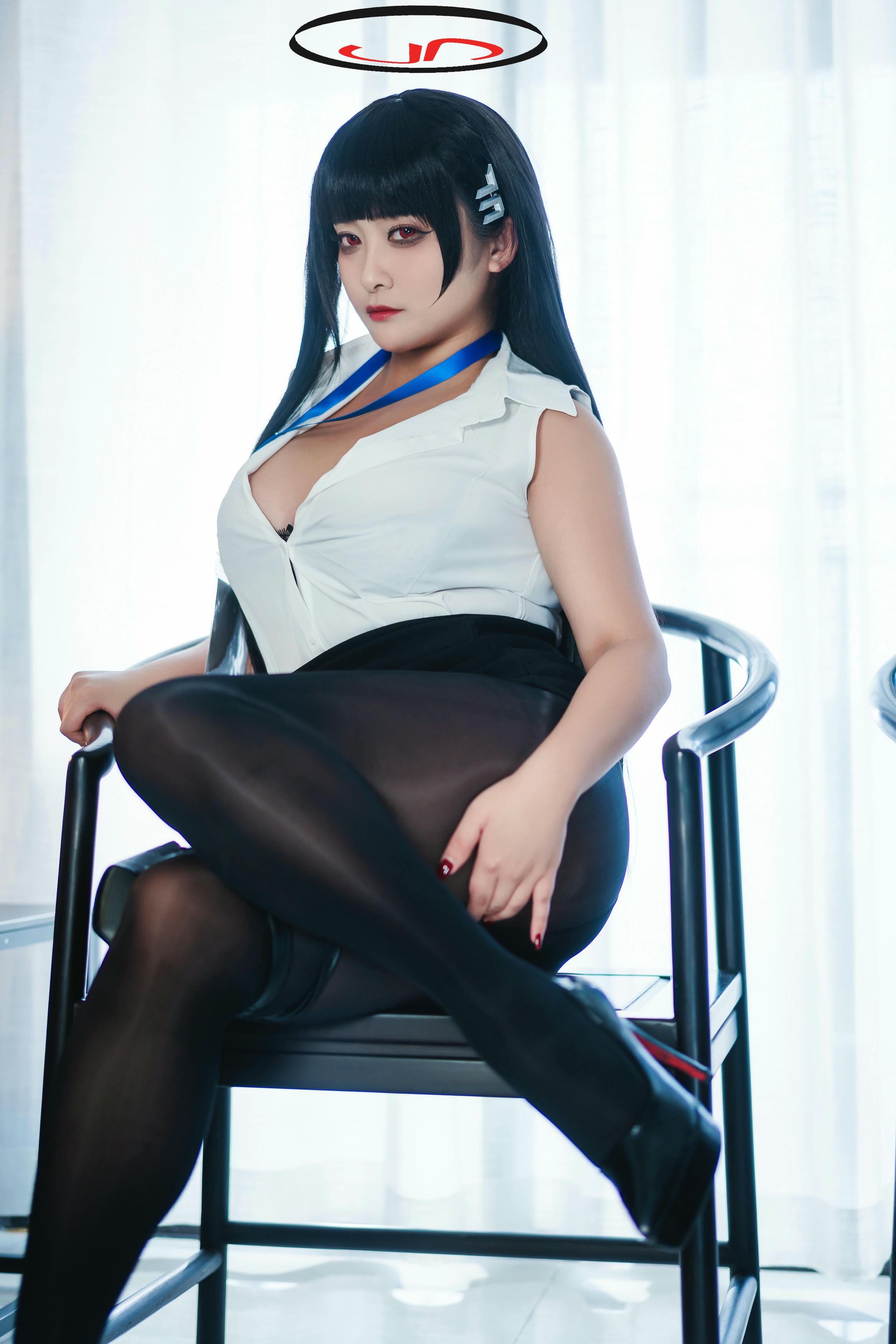 洛璃 LoLiSAMA NO.065 蔚蓝档案 莉音 [72P1V 1.06GB]_第4集